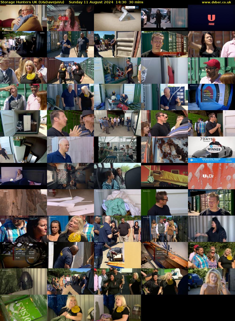 Storage Hunters UK (U&DaveJaVu) Sunday 11 August 2024 14:30 - 15:00