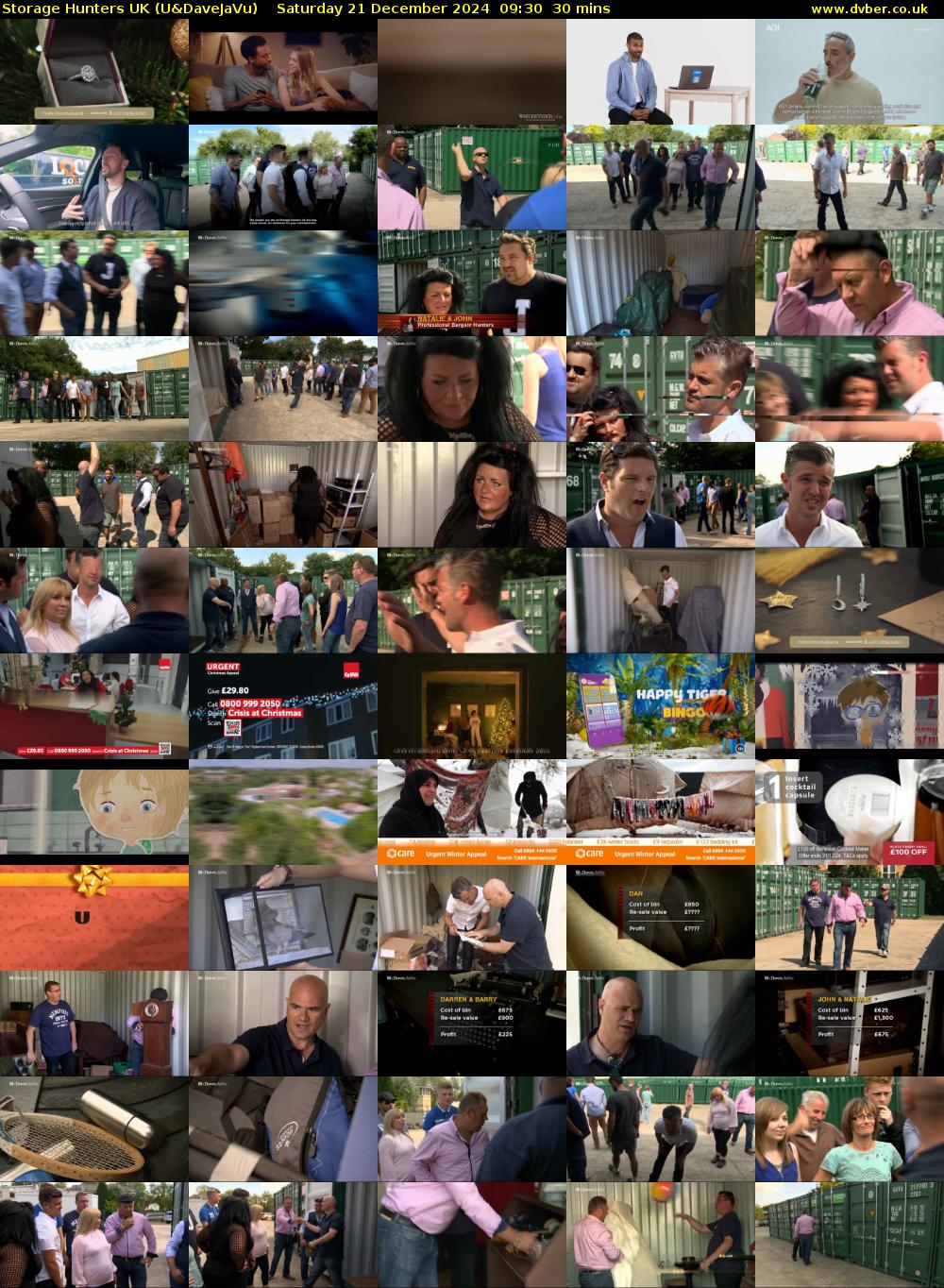 Storage Hunters UK (U&DaveJaVu) Saturday 21 December 2024 09:30 - 10:00