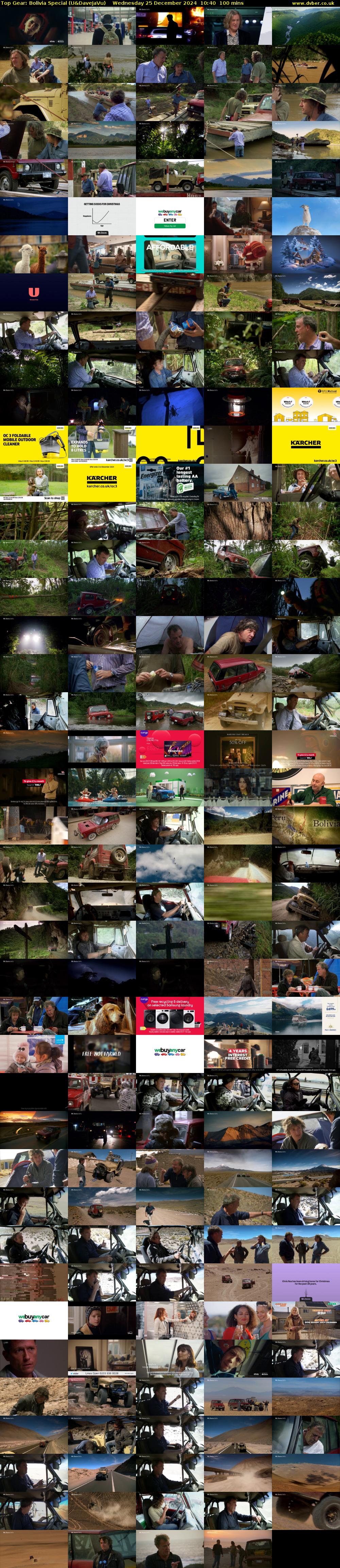 Top Gear: Bolivia Special (U&DaveJaVu) Wednesday 25 December 2024 10:40 - 12:20