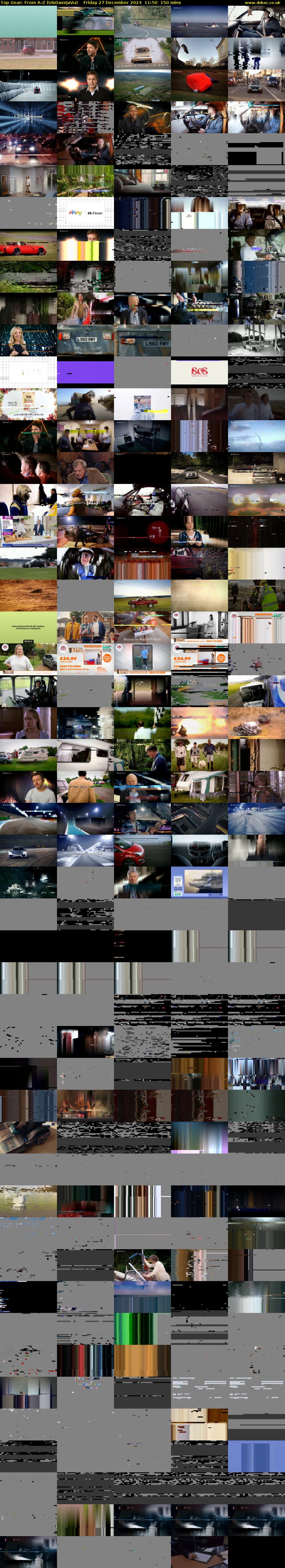 Top Gear: From A-Z (U&DaveJaVu) Friday 27 December 2024 11:50 - 14:20