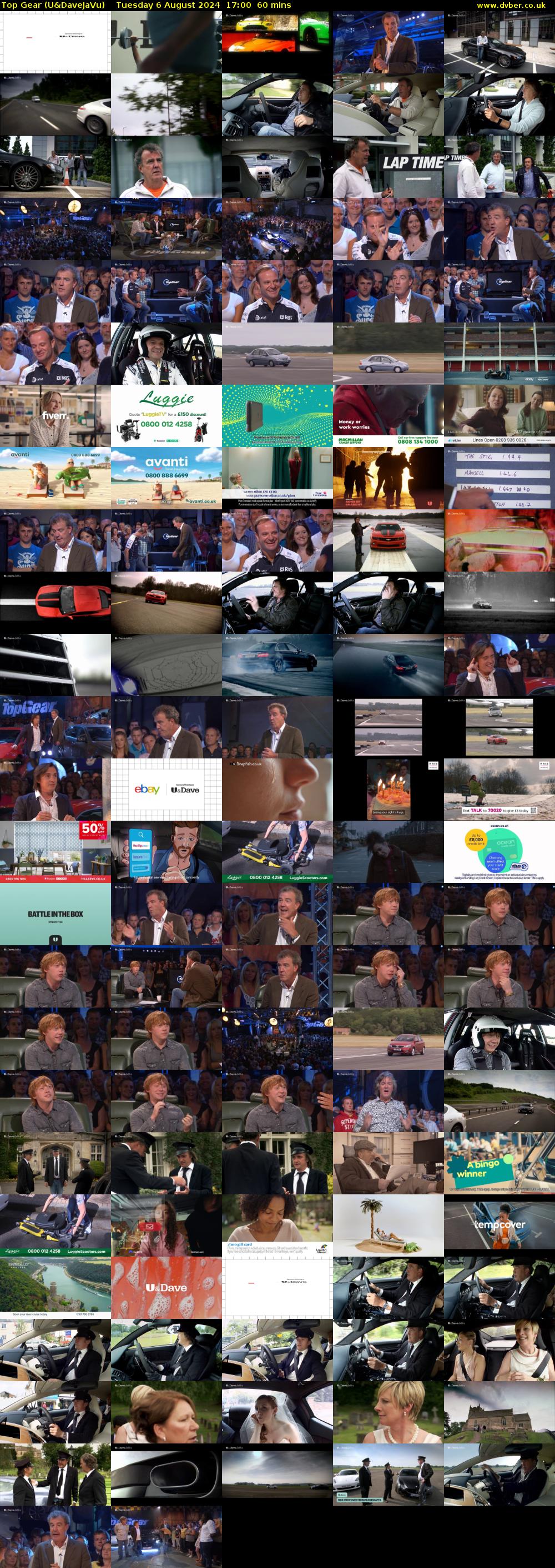 Top Gear (U&DaveJaVu) Tuesday 6 August 2024 17:00 - 18:00