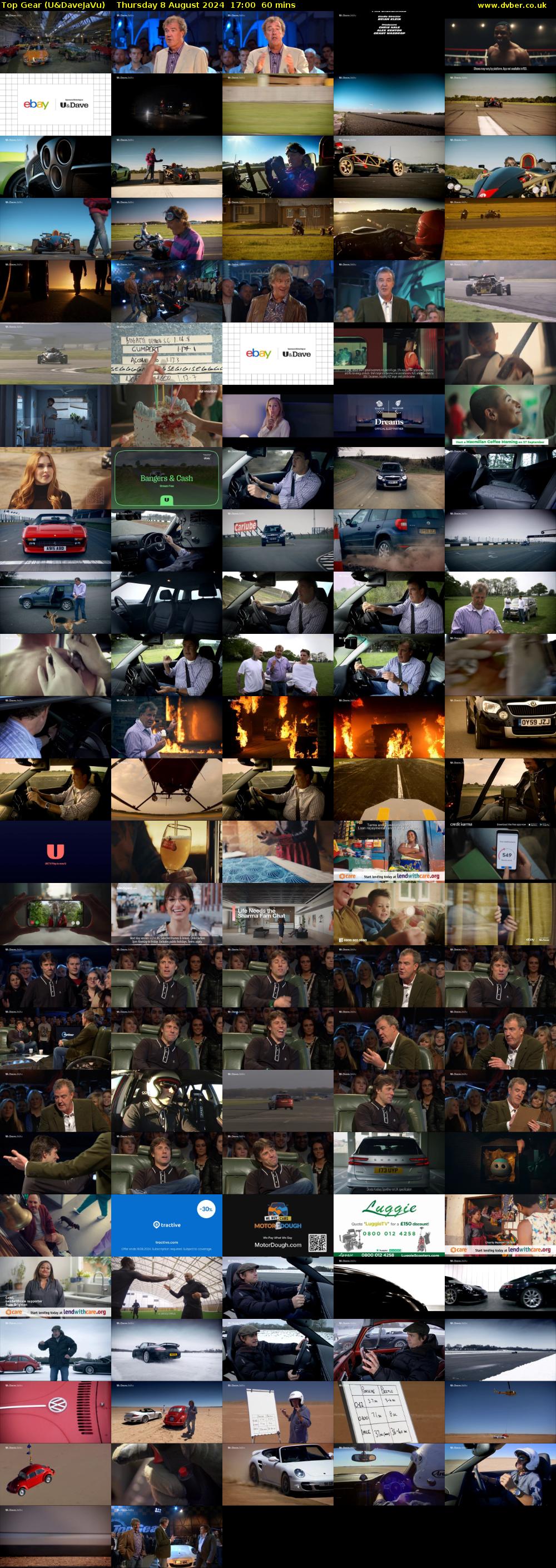Top Gear (U&DaveJaVu) Thursday 8 August 2024 17:00 - 18:00