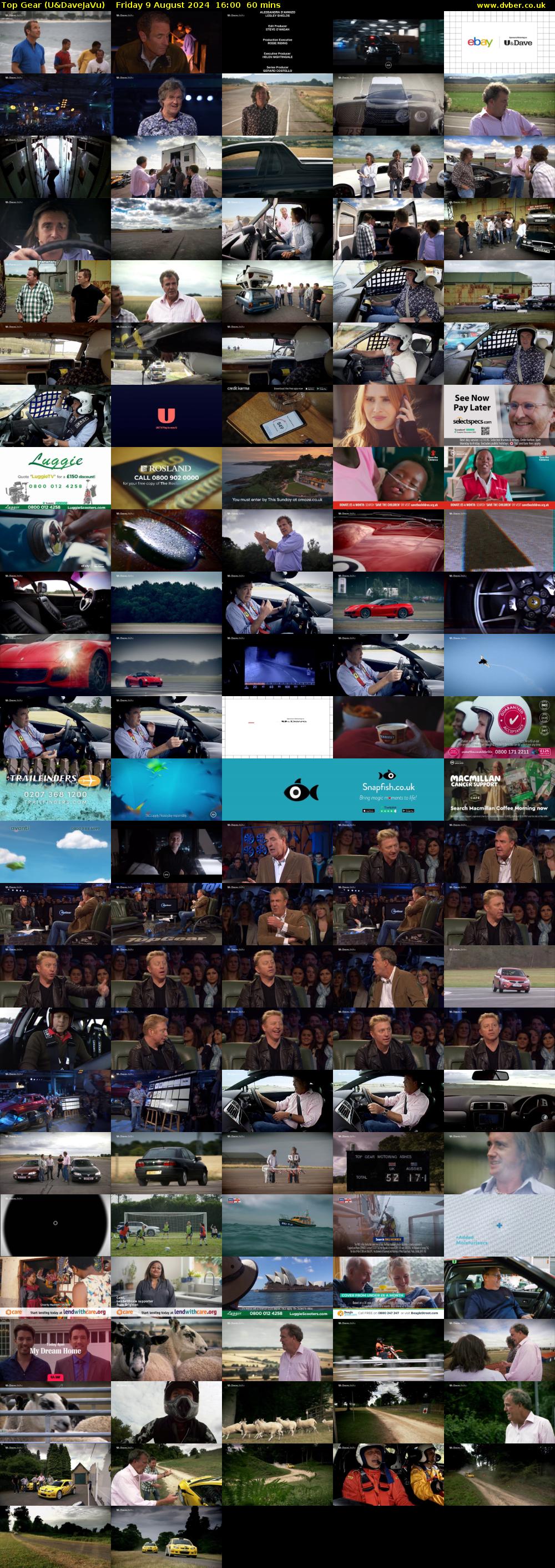Top Gear (U&DaveJaVu) Friday 9 August 2024 16:00 - 17:00