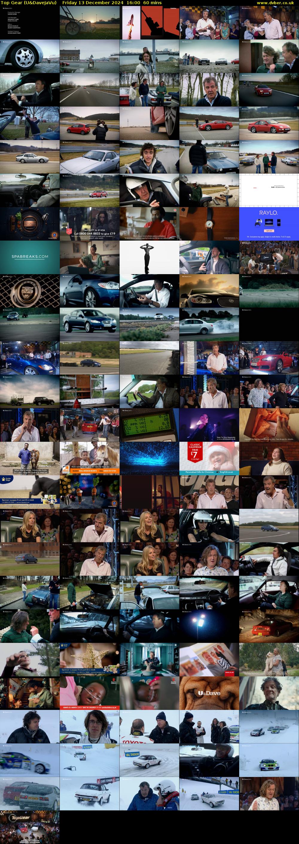 Top Gear (U&DaveJaVu) Friday 13 December 2024 16:00 - 17:00