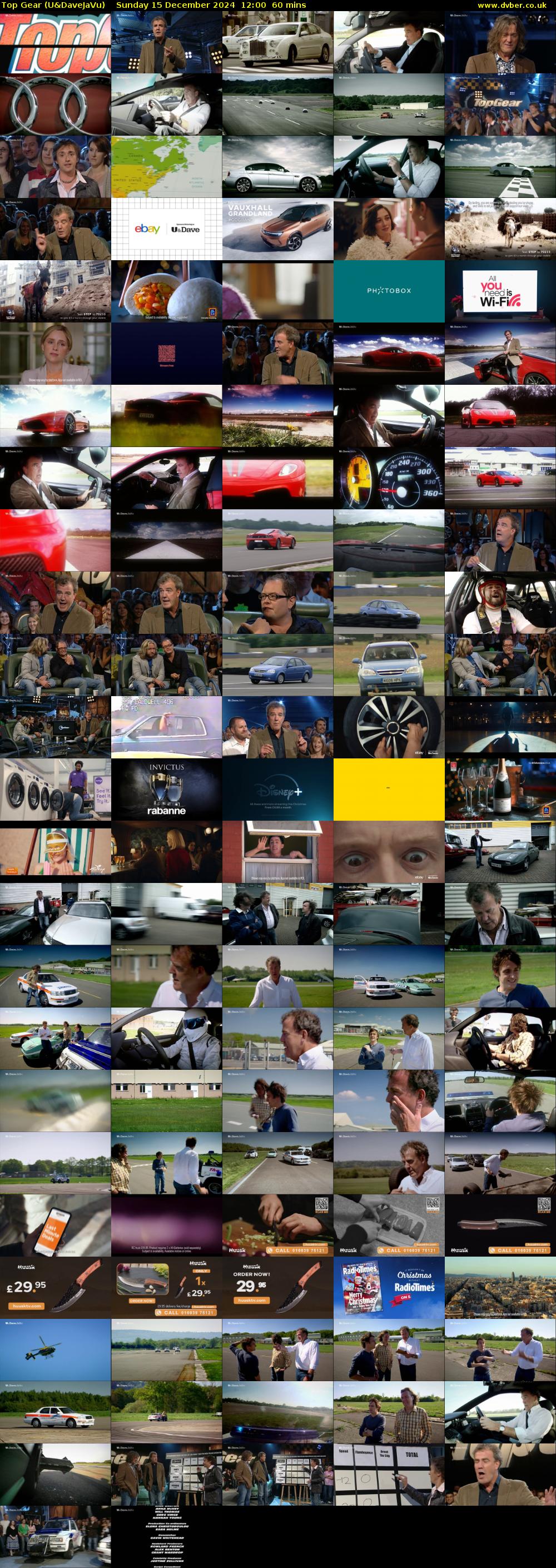 Top Gear (U&DaveJaVu) Sunday 15 December 2024 12:00 - 13:00
