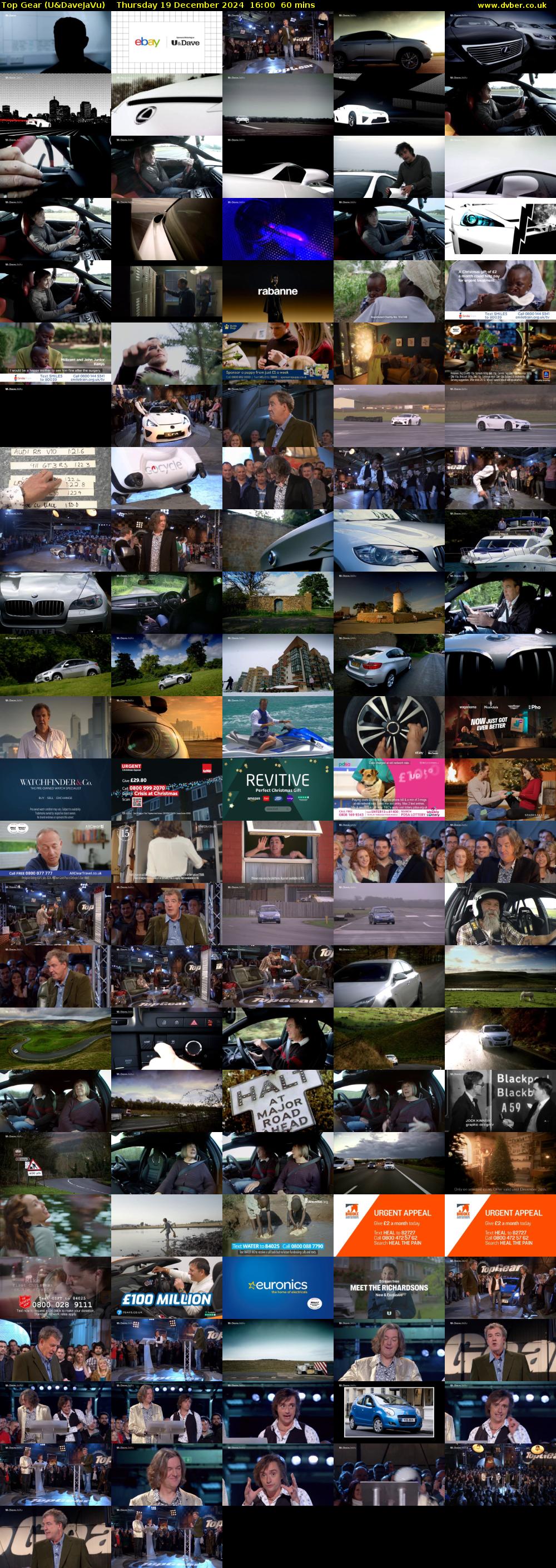 Top Gear (U&DaveJaVu) Thursday 19 December 2024 16:00 - 17:00
