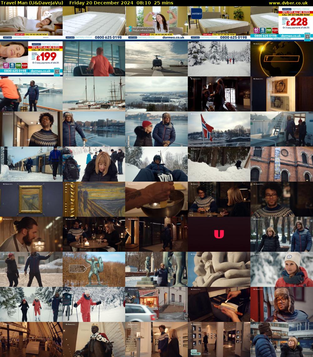 Travel Man (U&DaveJaVu) Friday 20 December 2024 08:10 - 08:35