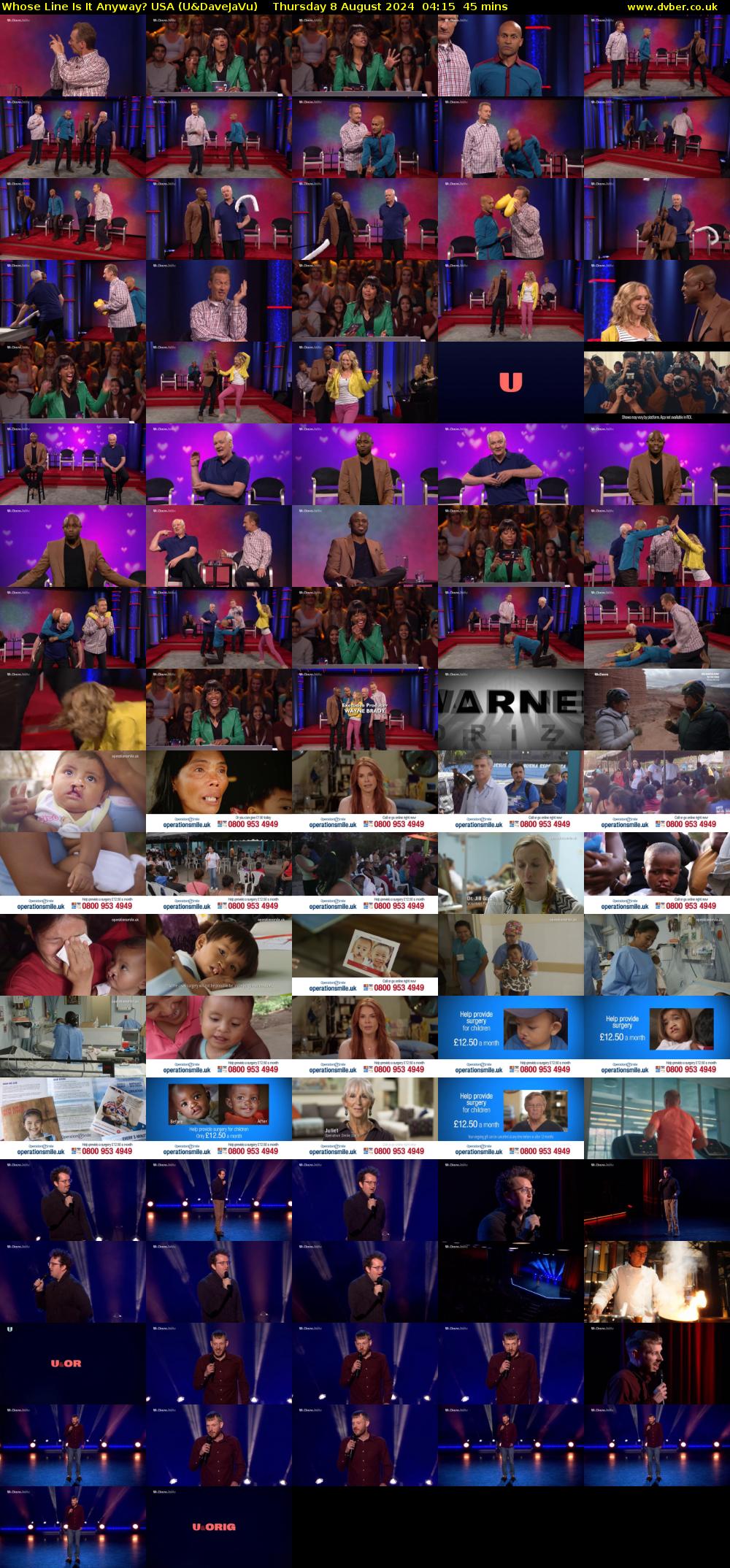 Whose Line Is It Anyway? USA (U&DaveJaVu) Thursday 8 August 2024 04:15 - 05:00