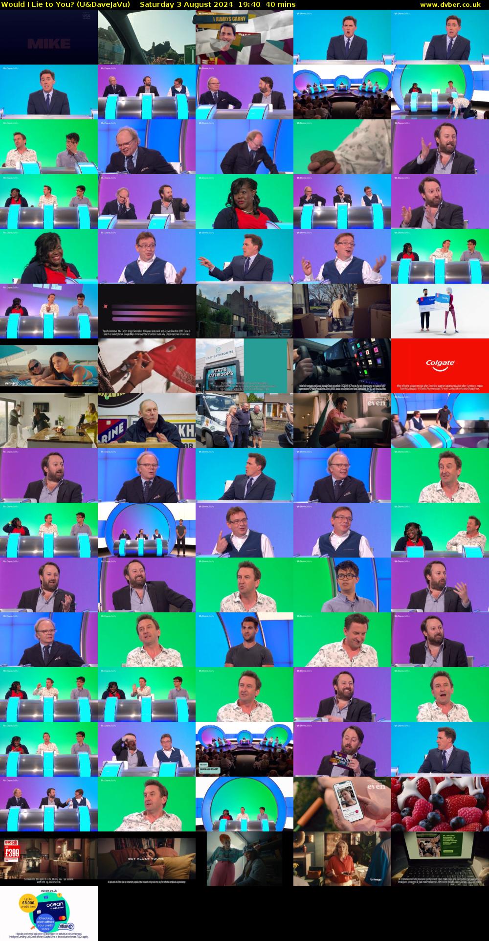 Would I Lie to You? (U&DaveJaVu) Saturday 3 August 2024 19:40 - 20:20