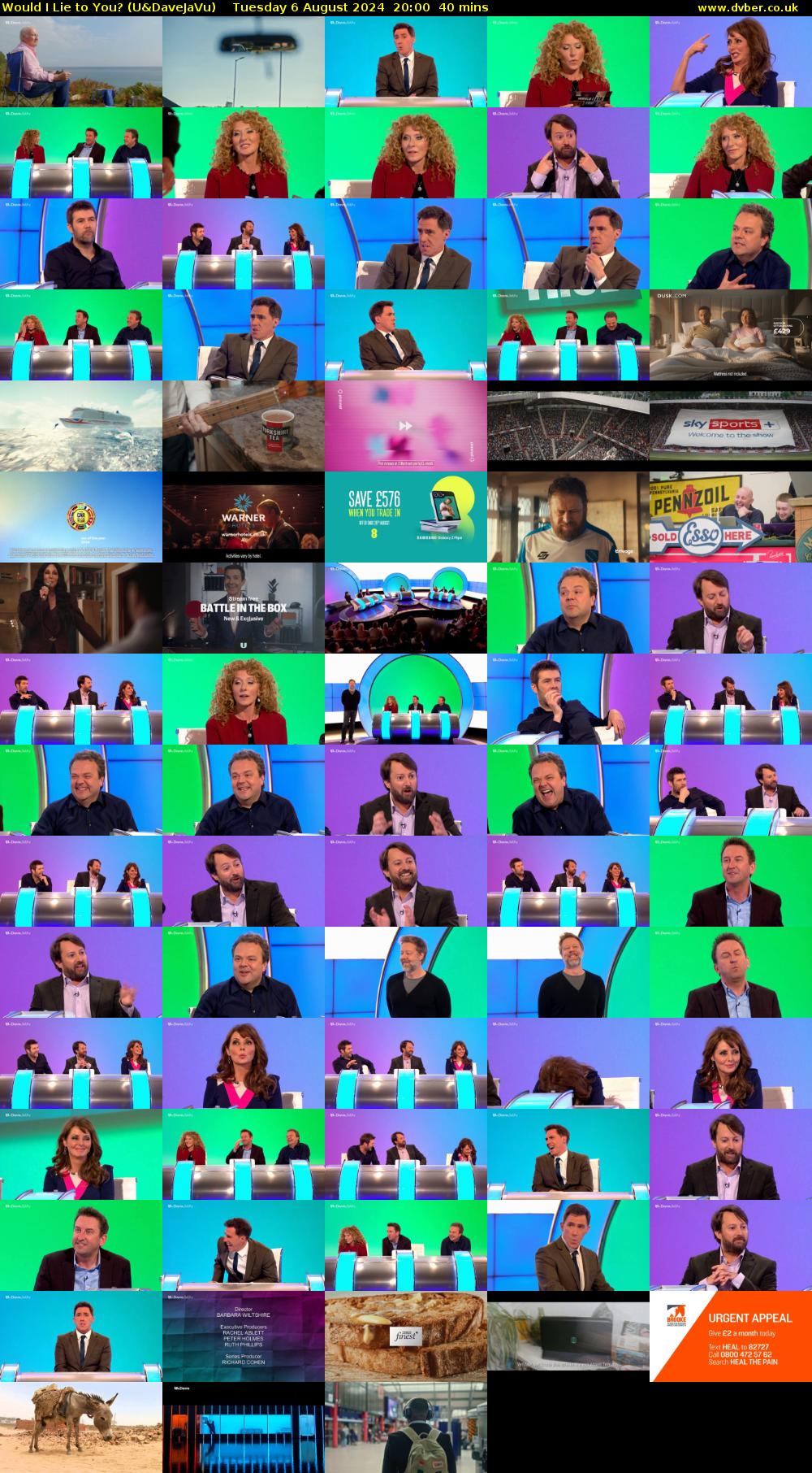 Would I Lie to You? (U&DaveJaVu) Tuesday 6 August 2024 20:00 - 20:40