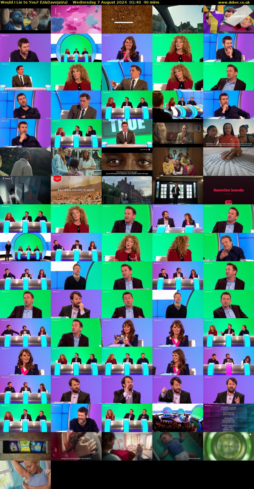 Would I Lie to You? (U&DaveJaVu) Wednesday 7 August 2024 01:40 - 02:20
