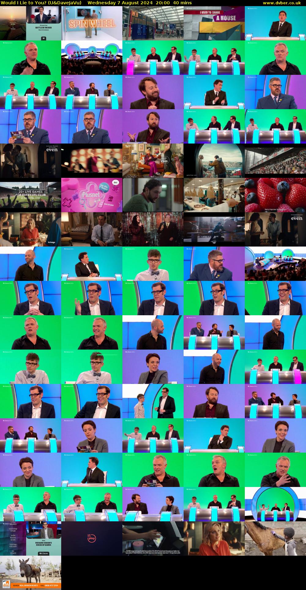 Would I Lie to You? (U&DaveJaVu) Wednesday 7 August 2024 20:00 - 20:40