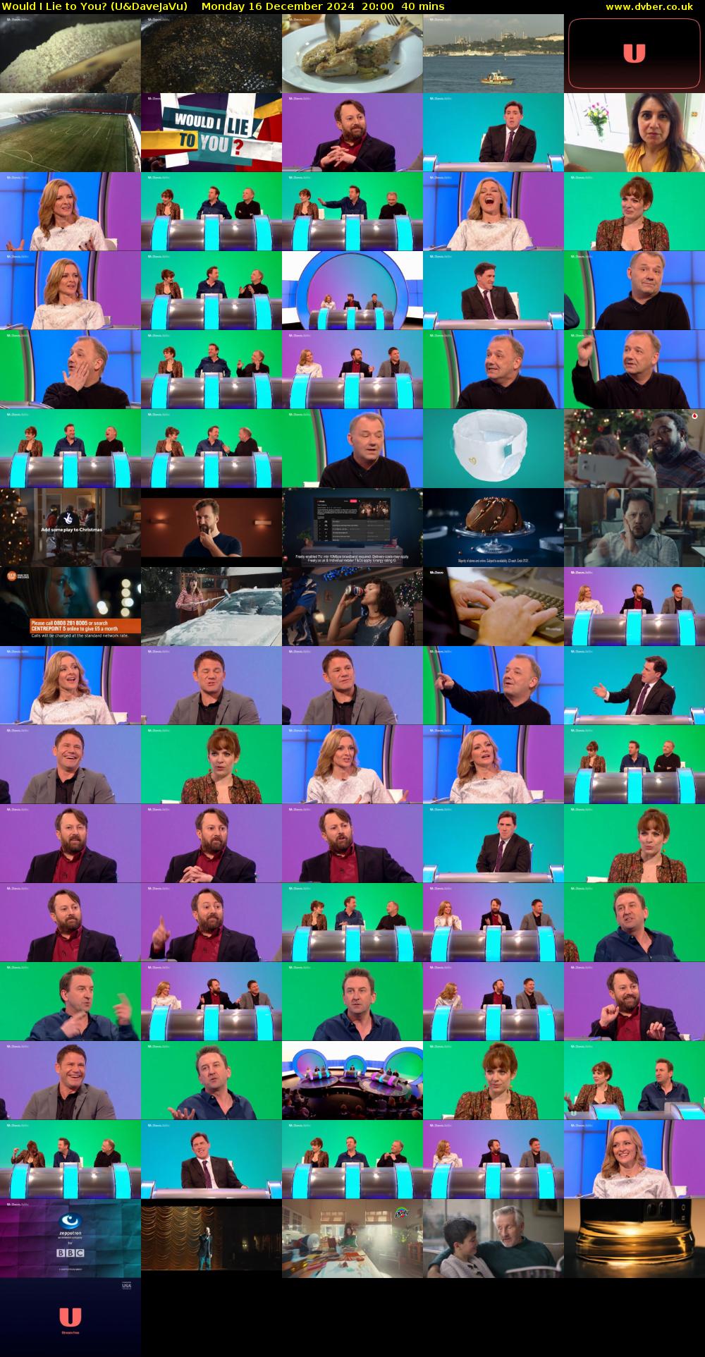 Would I Lie to You? (U&DaveJaVu) Monday 16 December 2024 20:00 - 20:40