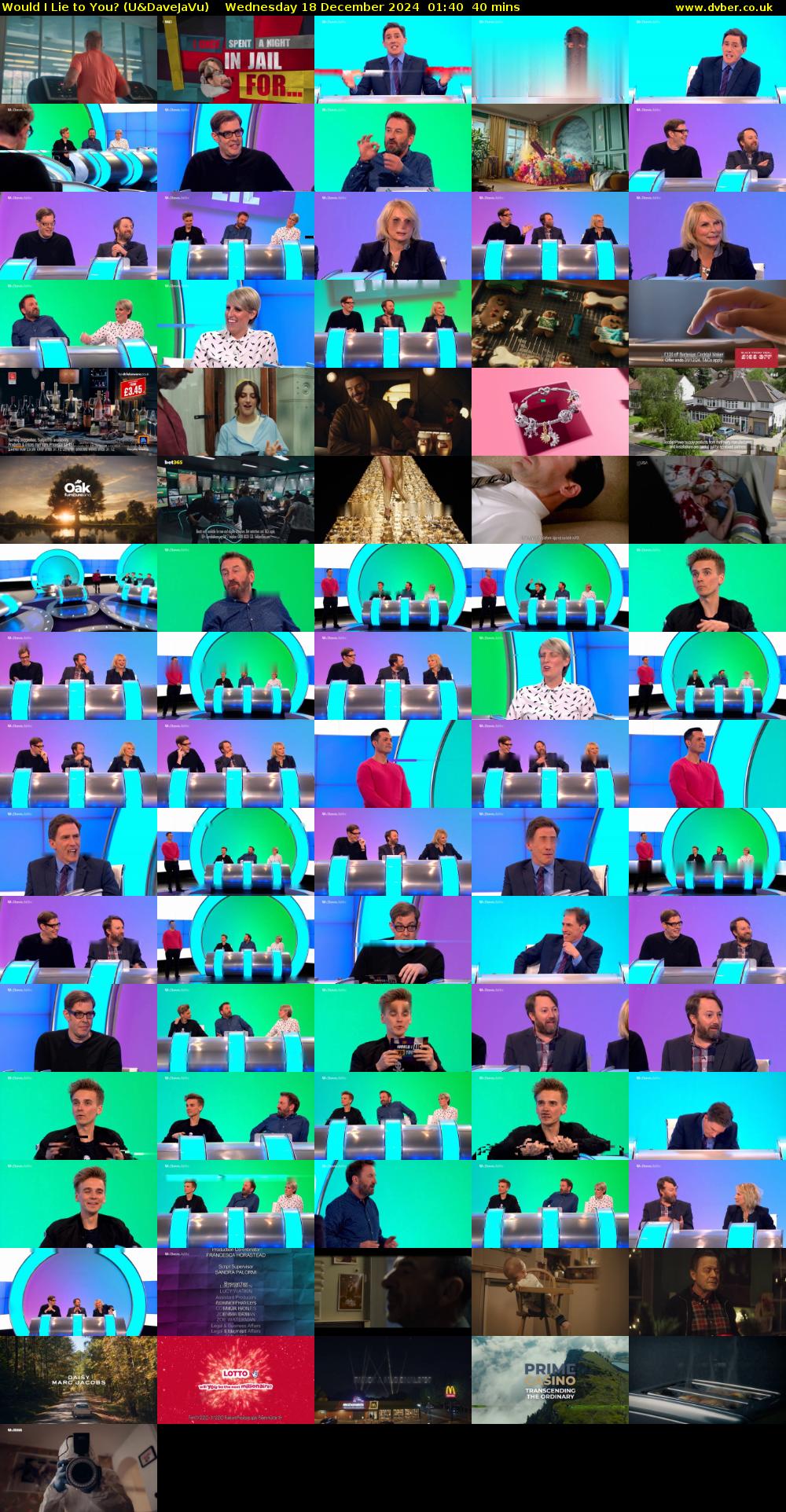 Would I Lie to You? (U&DaveJaVu) Wednesday 18 December 2024 01:40 - 02:20