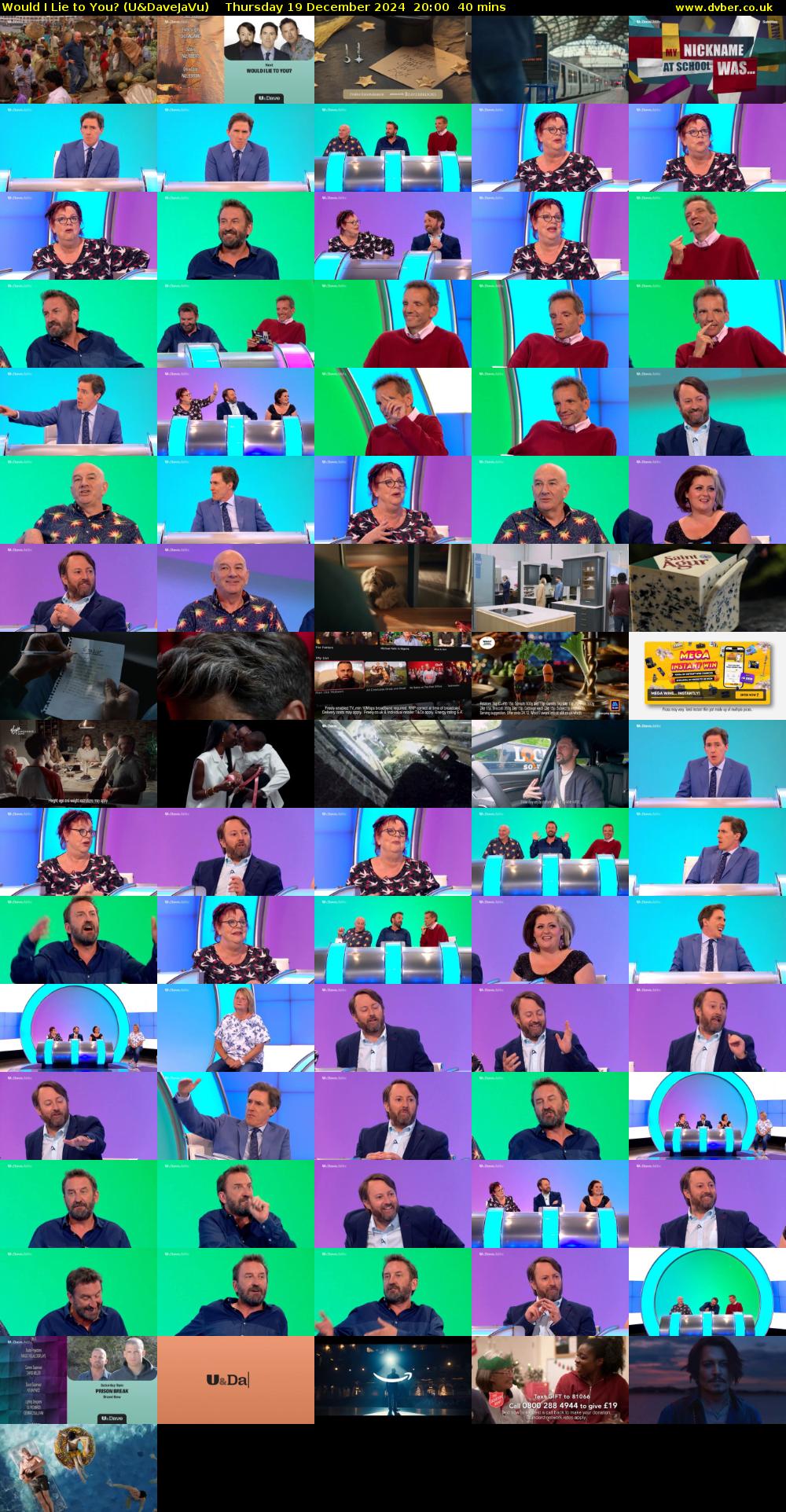 Would I Lie to You? (U&DaveJaVu) Thursday 19 December 2024 20:00 - 20:40