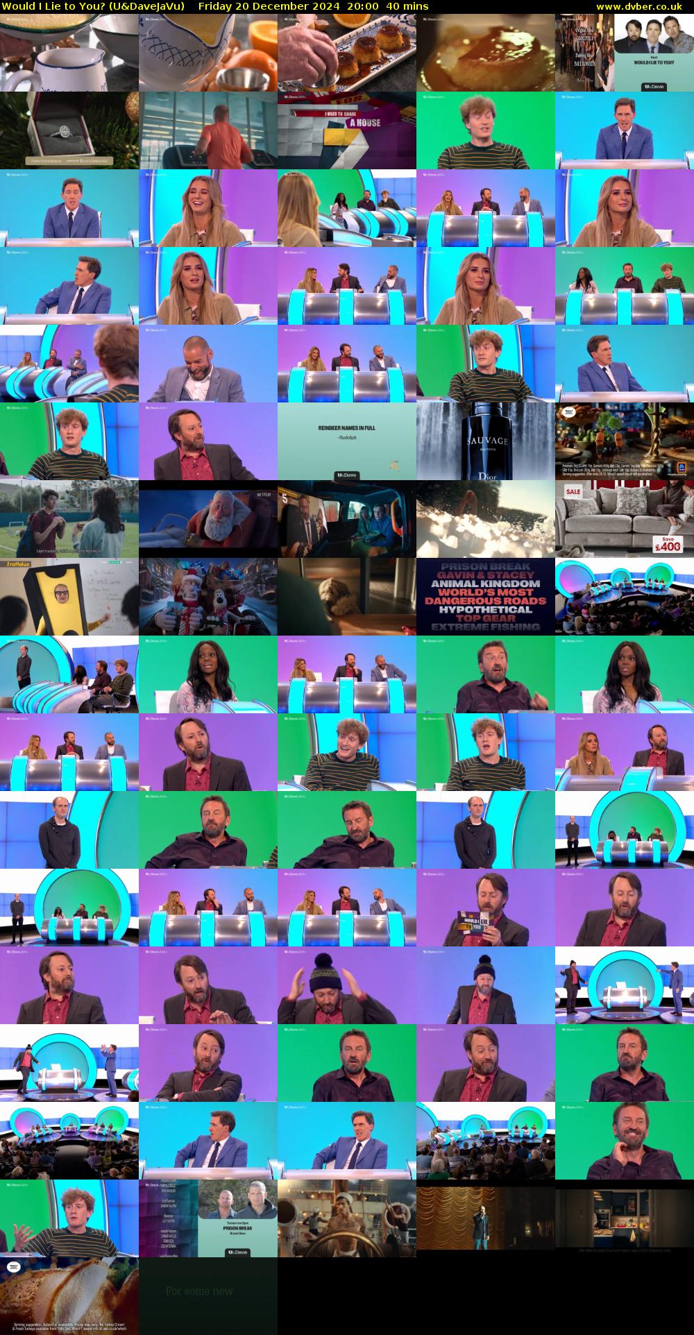 Would I Lie to You? (U&DaveJaVu) Friday 20 December 2024 20:00 - 20:40
