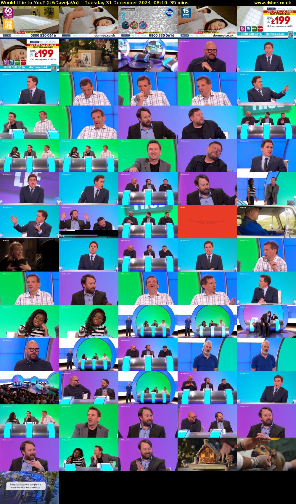 Would I Lie to You? (U&DaveJaVu) Tuesday 31 December 2024 08:10 - 08:45