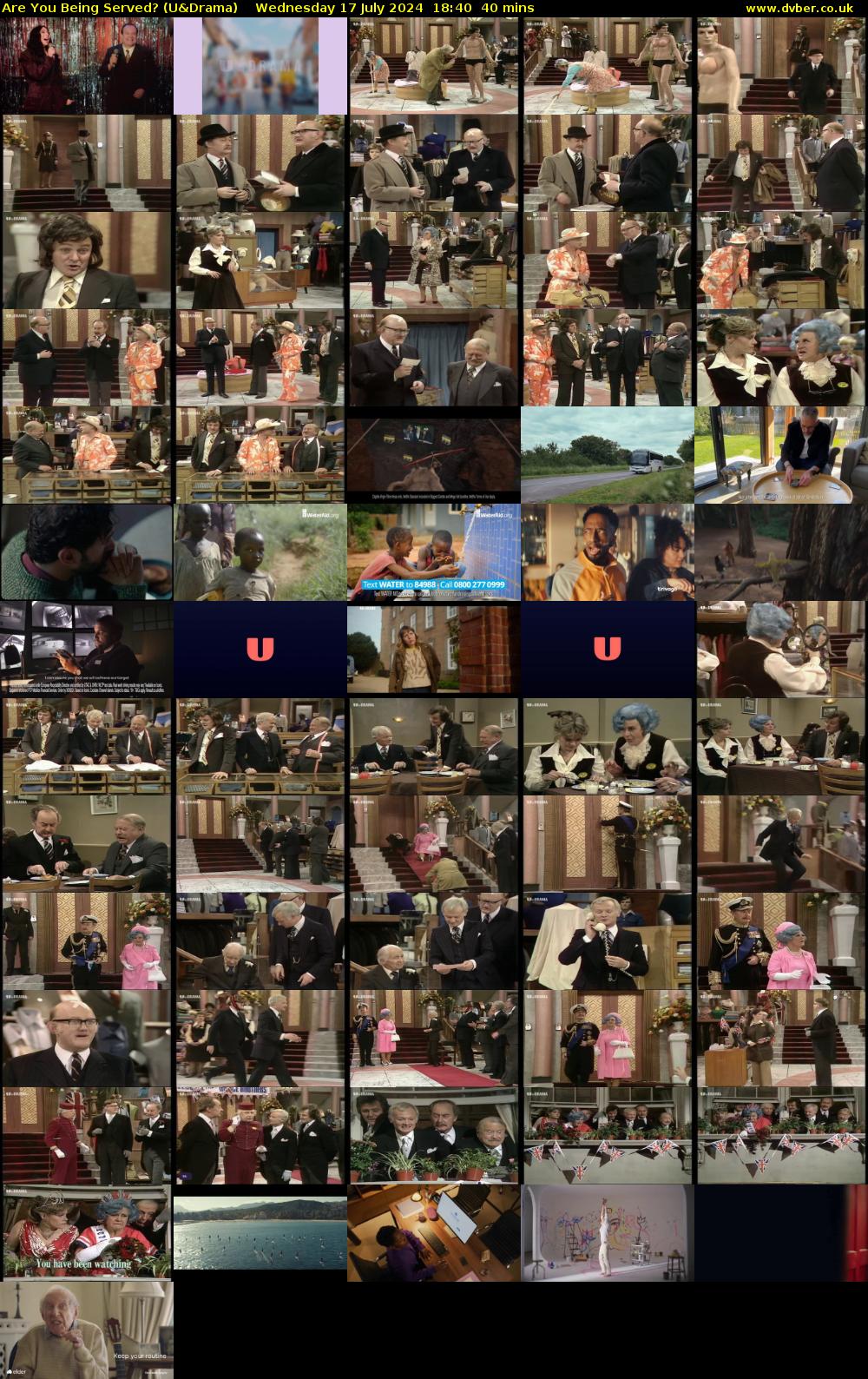 Are You Being Served? (U&Drama) Wednesday 17 July 2024 18:40 - 19:20