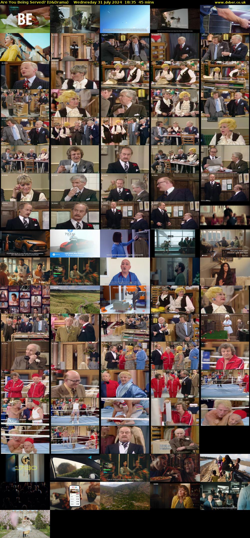 Are You Being Served? (U&Drama) Wednesday 31 July 2024 18:35 - 19:20