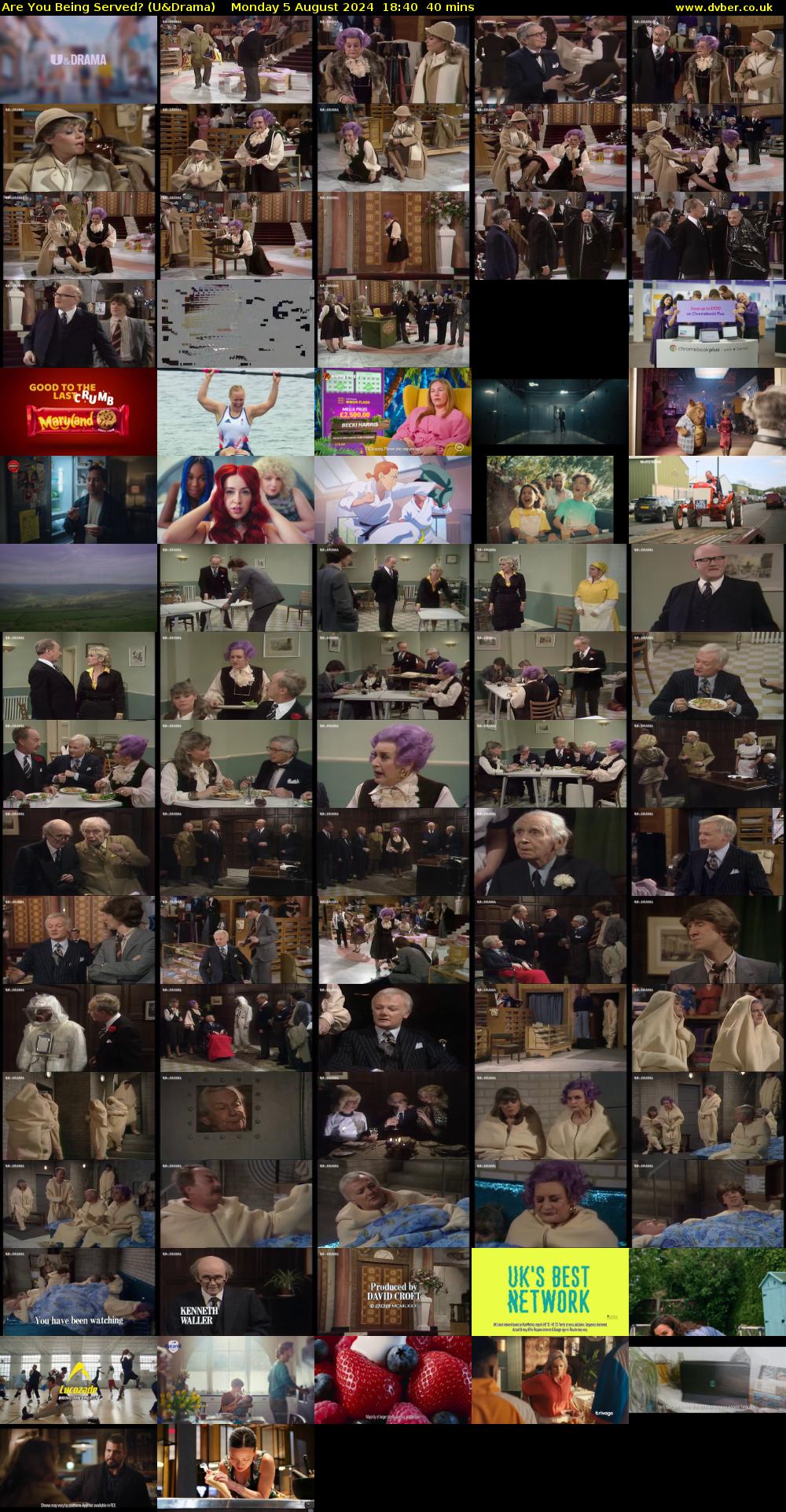 Are You Being Served? (U&Drama) Monday 5 August 2024 18:40 - 19:20