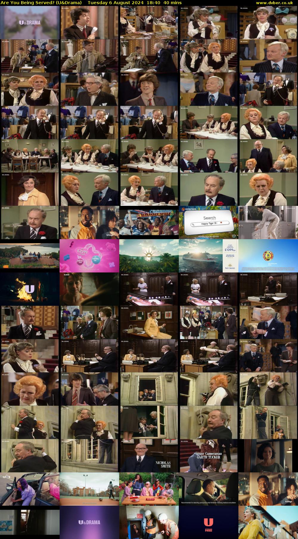 Are You Being Served? (U&Drama) Tuesday 6 August 2024 18:40 - 19:20