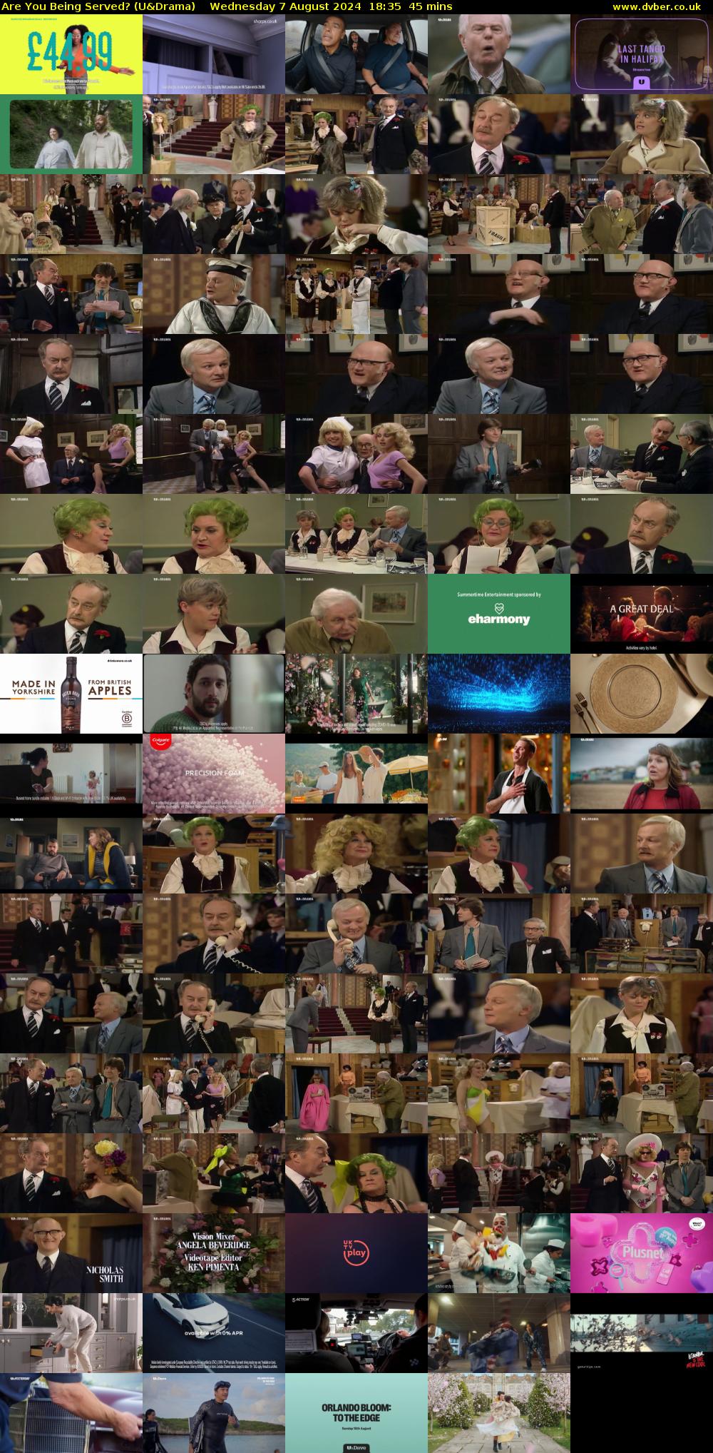 Are You Being Served? (U&Drama) Wednesday 7 August 2024 18:35 - 19:20
