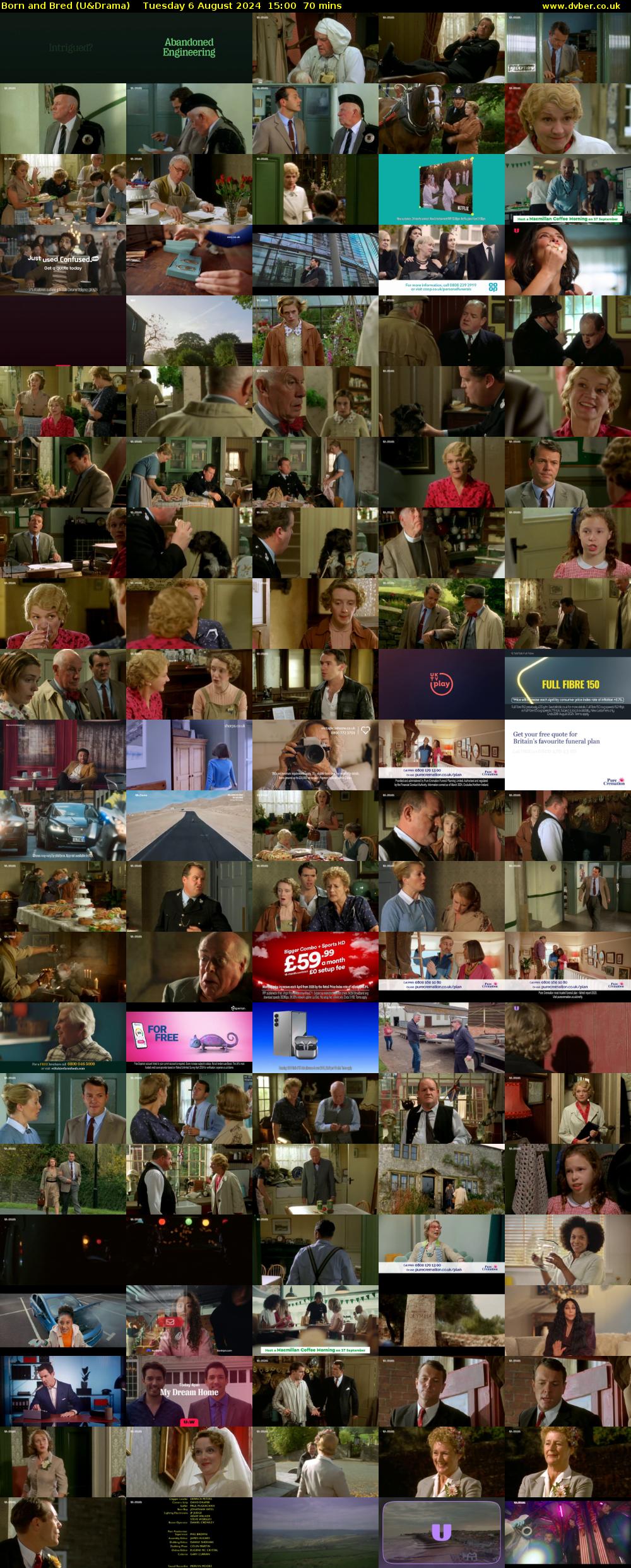 Born and Bred (U&Drama) Tuesday 6 August 2024 15:00 - 16:10
