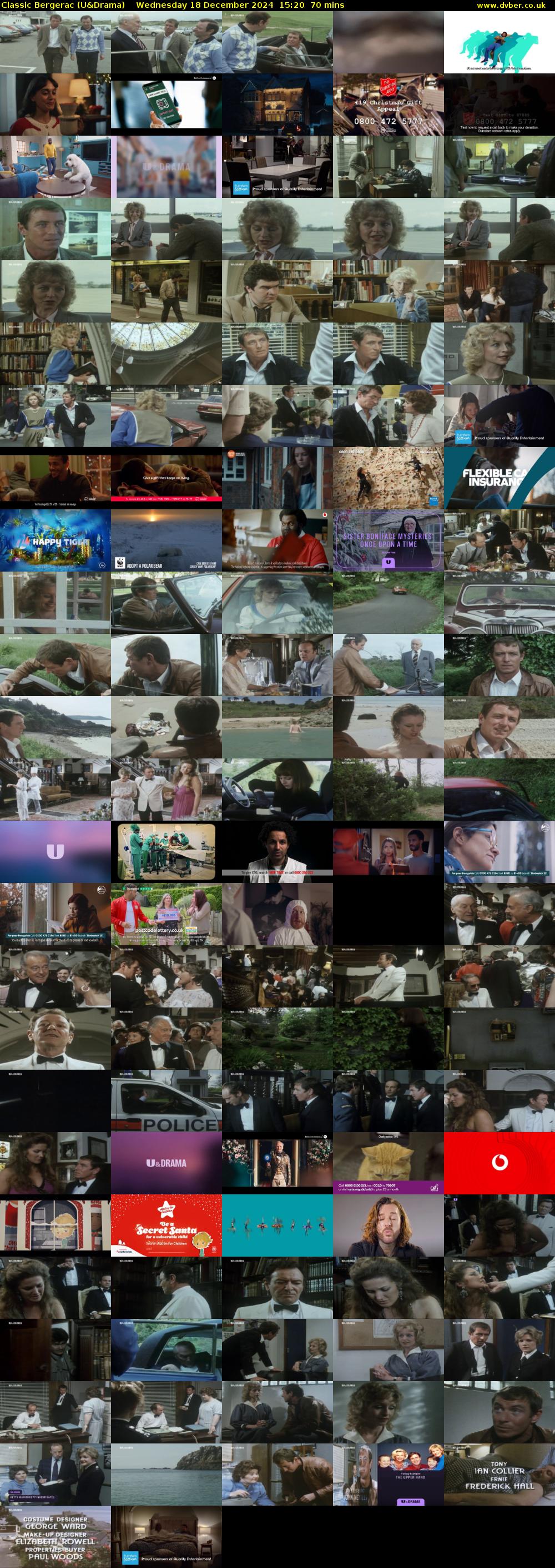 Classic Bergerac (U&Drama) Wednesday 18 December 2024 15:20 - 16:30