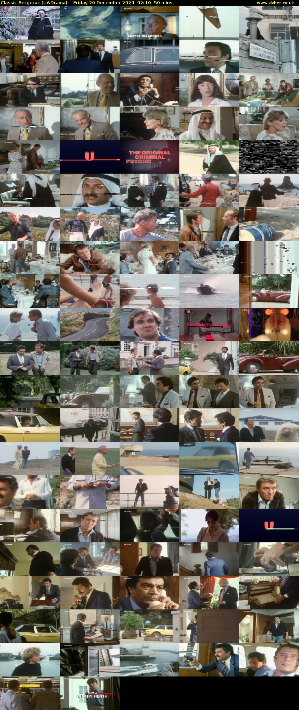 Classic Bergerac (U&Drama) Friday 20 December 2024 02:10 - 03:00