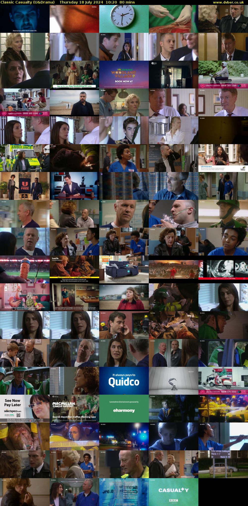 Classic Casualty (U&Drama) Thursday 18 July 2024 10:20 - 11:40