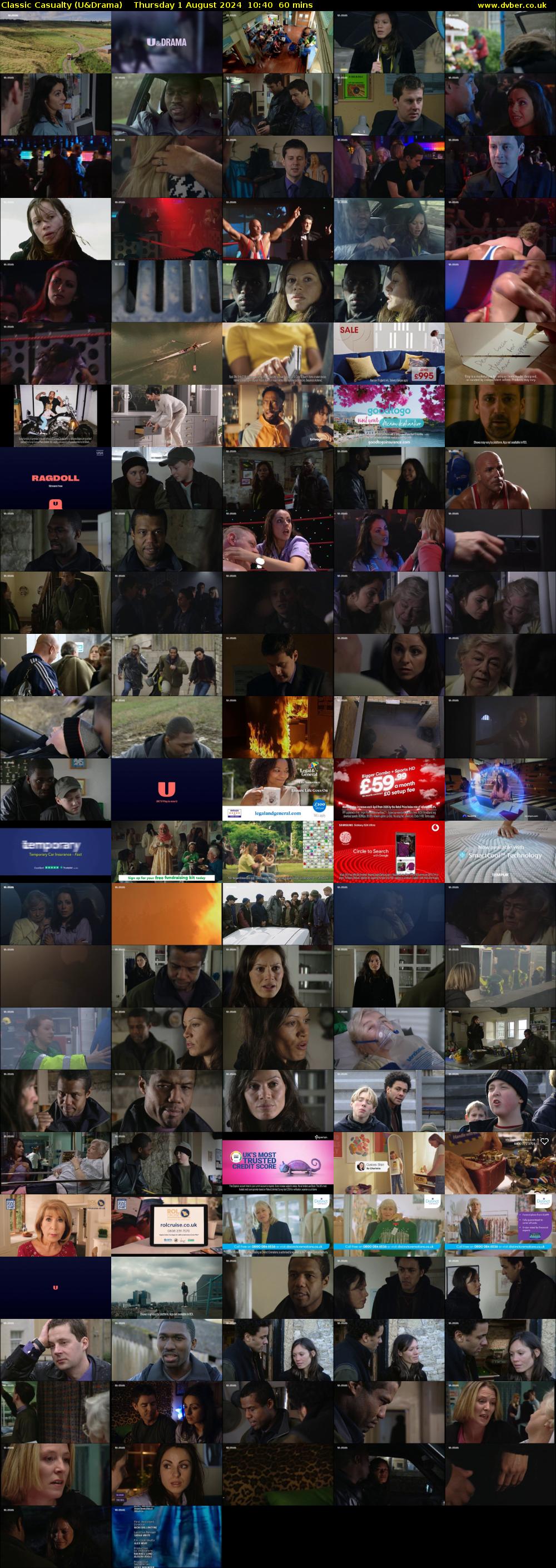 Classic Casualty (U&Drama) Thursday 1 August 2024 10:40 - 11:40