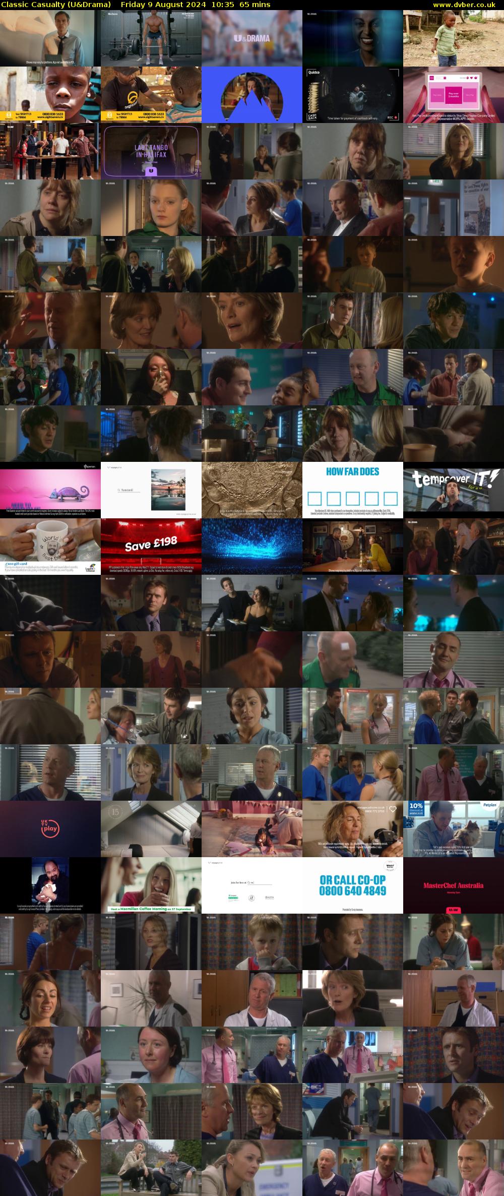 Classic Casualty (U&Drama) Friday 9 August 2024 10:35 - 11:40