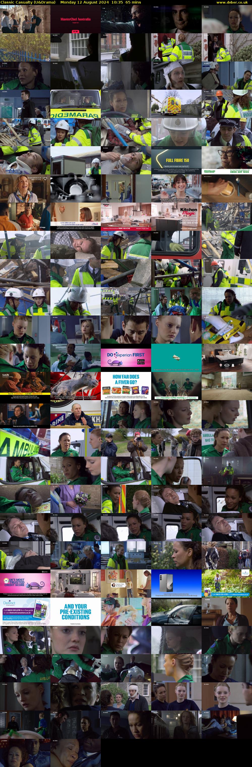 Classic Casualty (U&Drama) Monday 12 August 2024 10:35 - 11:40
