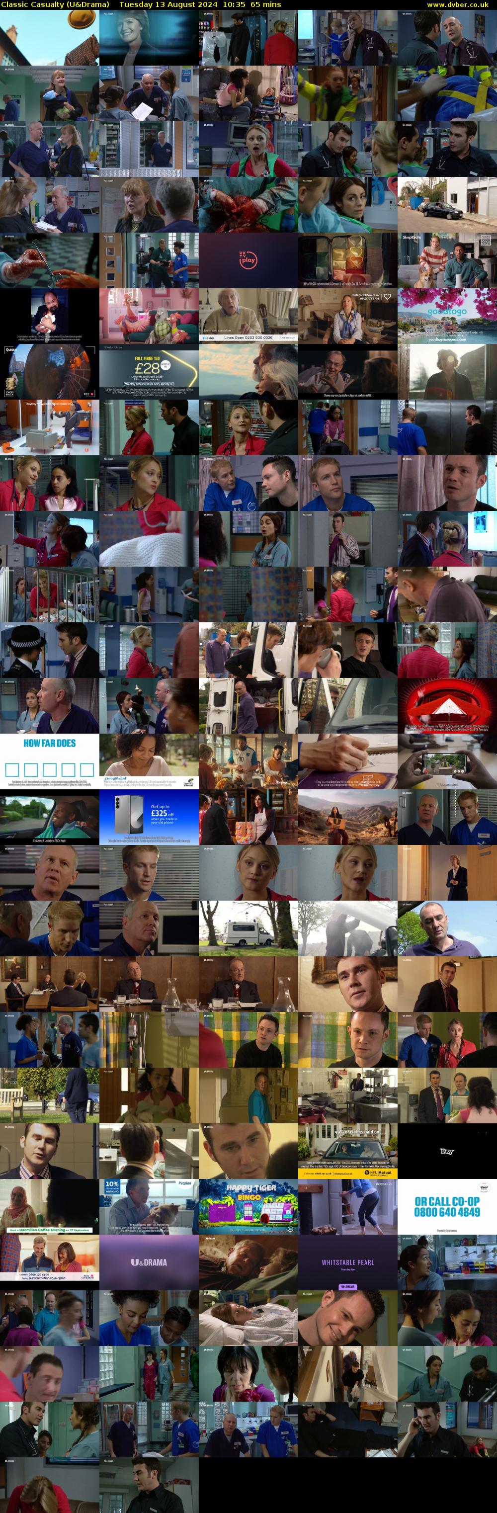 Classic Casualty (U&Drama) Tuesday 13 August 2024 10:35 - 11:40