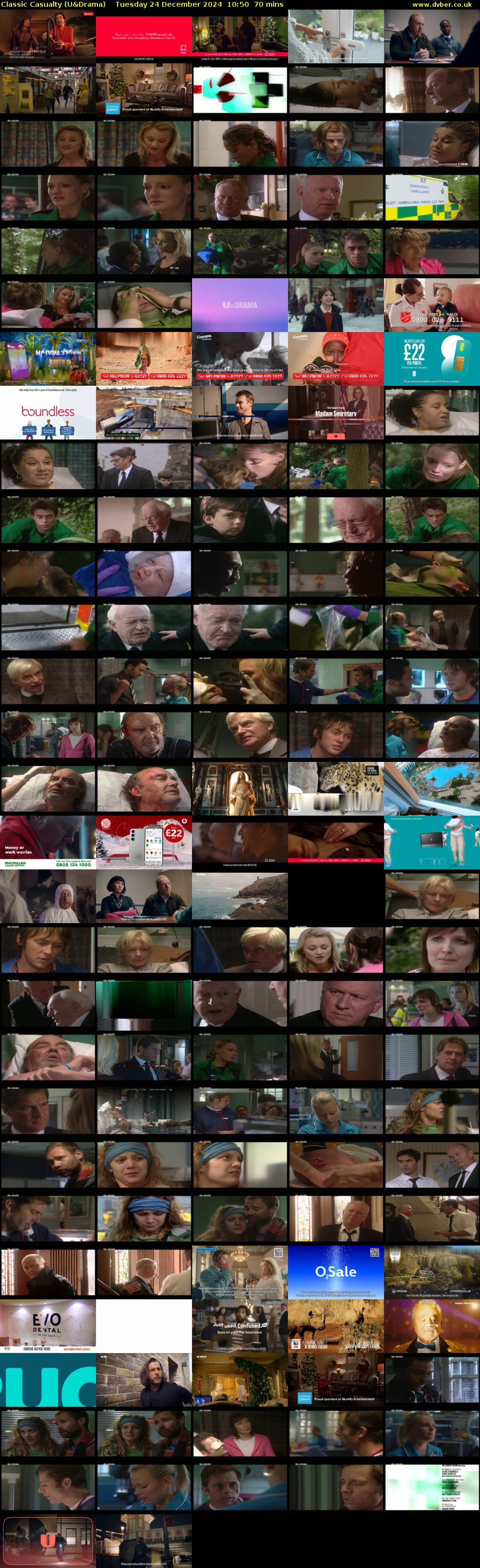 Classic Casualty (U&Drama) Tuesday 24 December 2024 10:50 - 12:00
