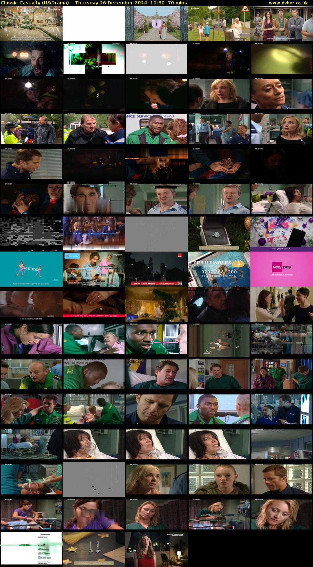 Classic Casualty (U&Drama) Thursday 26 December 2024 10:50 - 12:00