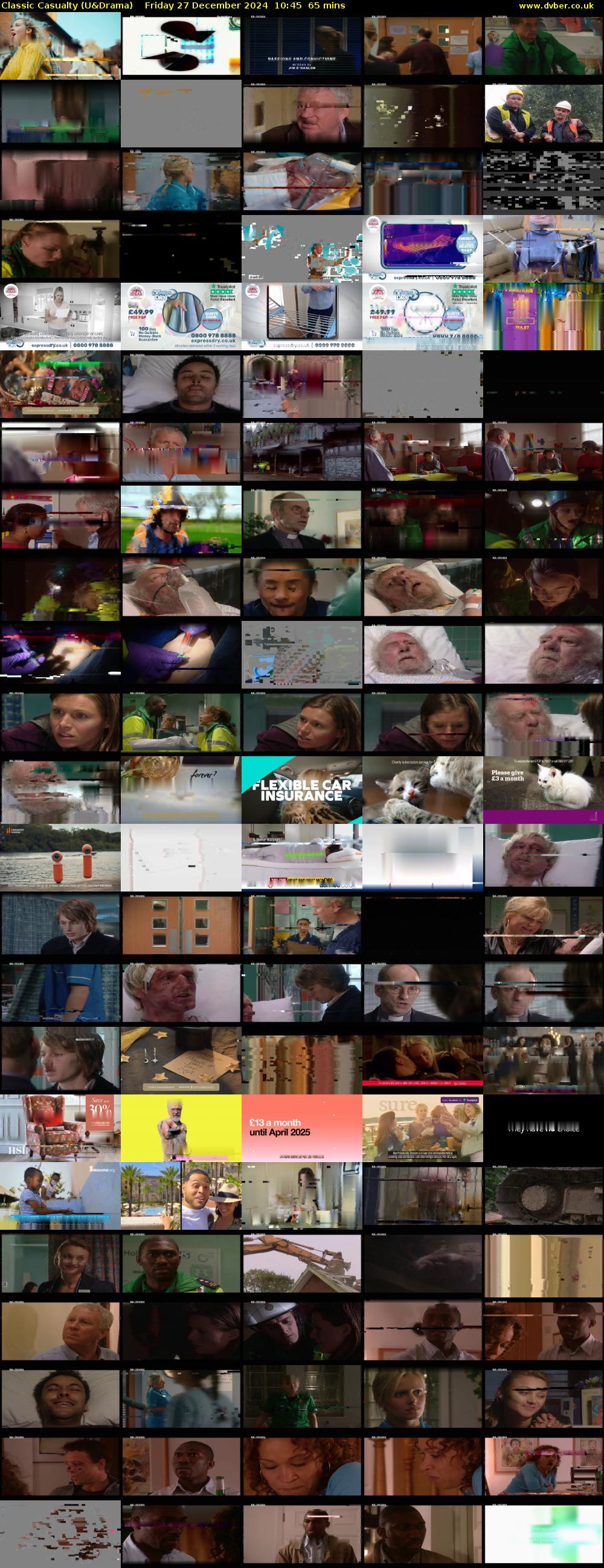 Classic Casualty (U&Drama) Friday 27 December 2024 10:45 - 11:50