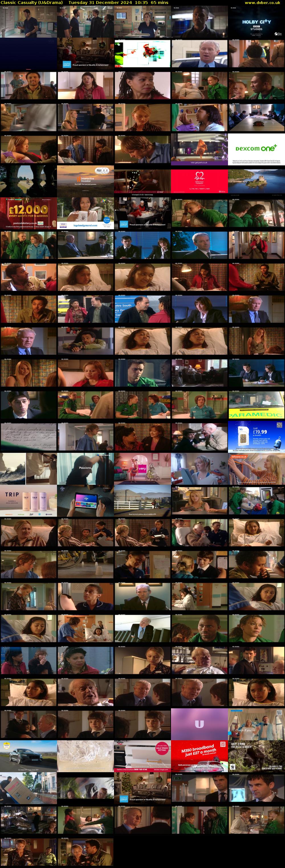 Classic Casualty (U&Drama) Tuesday 31 December 2024 10:35 - 11:40