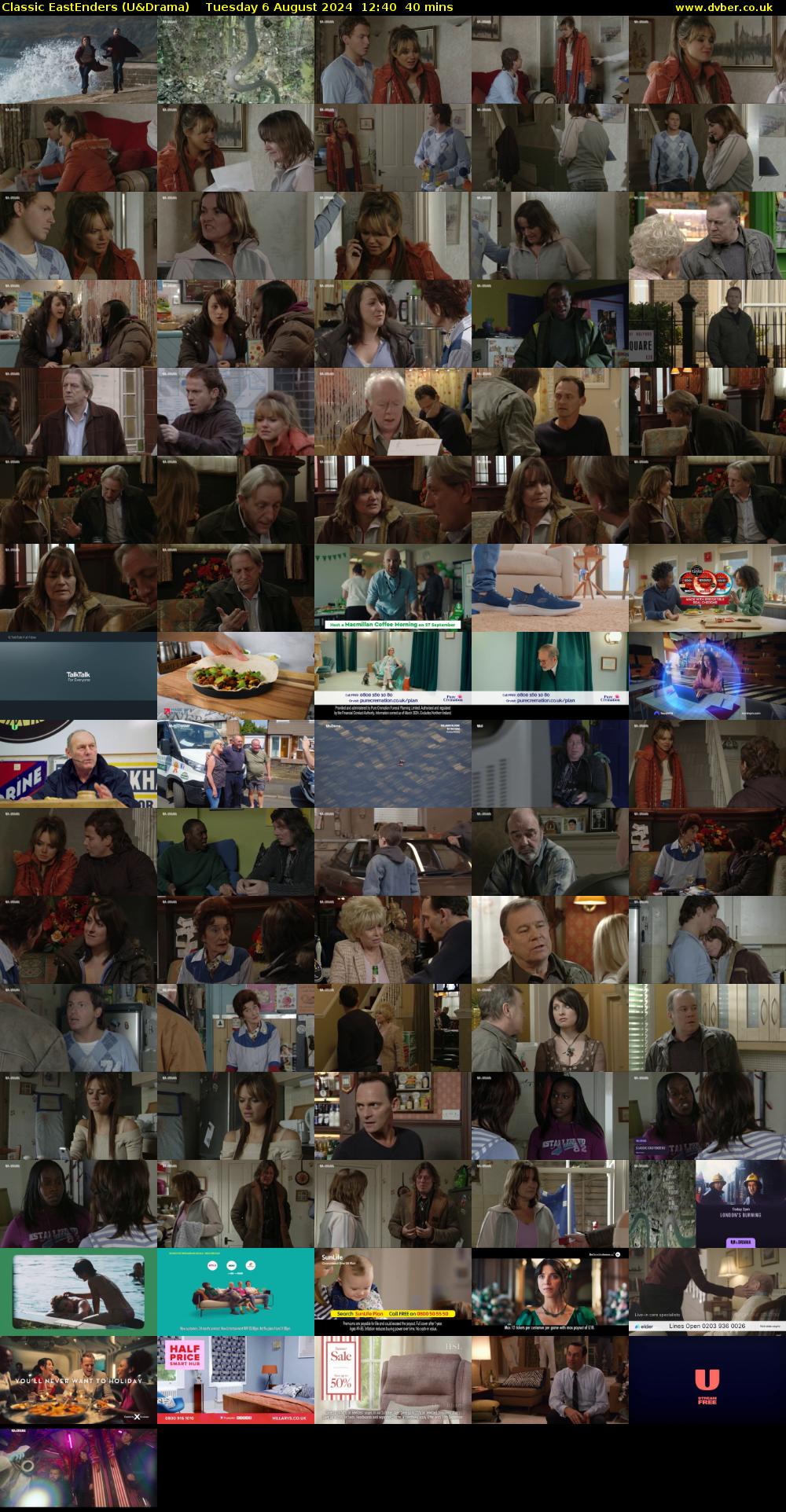 Classic EastEnders (U&Drama) Tuesday 6 August 2024 12:40 - 13:20
