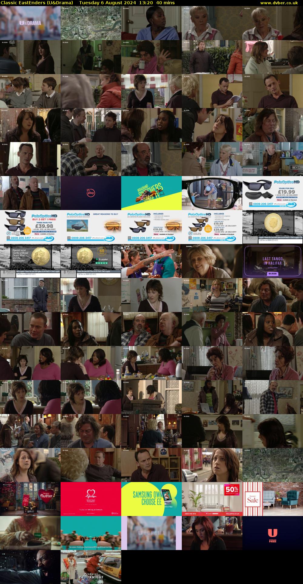 Classic EastEnders (U&Drama) Tuesday 6 August 2024 13:20 - 14:00