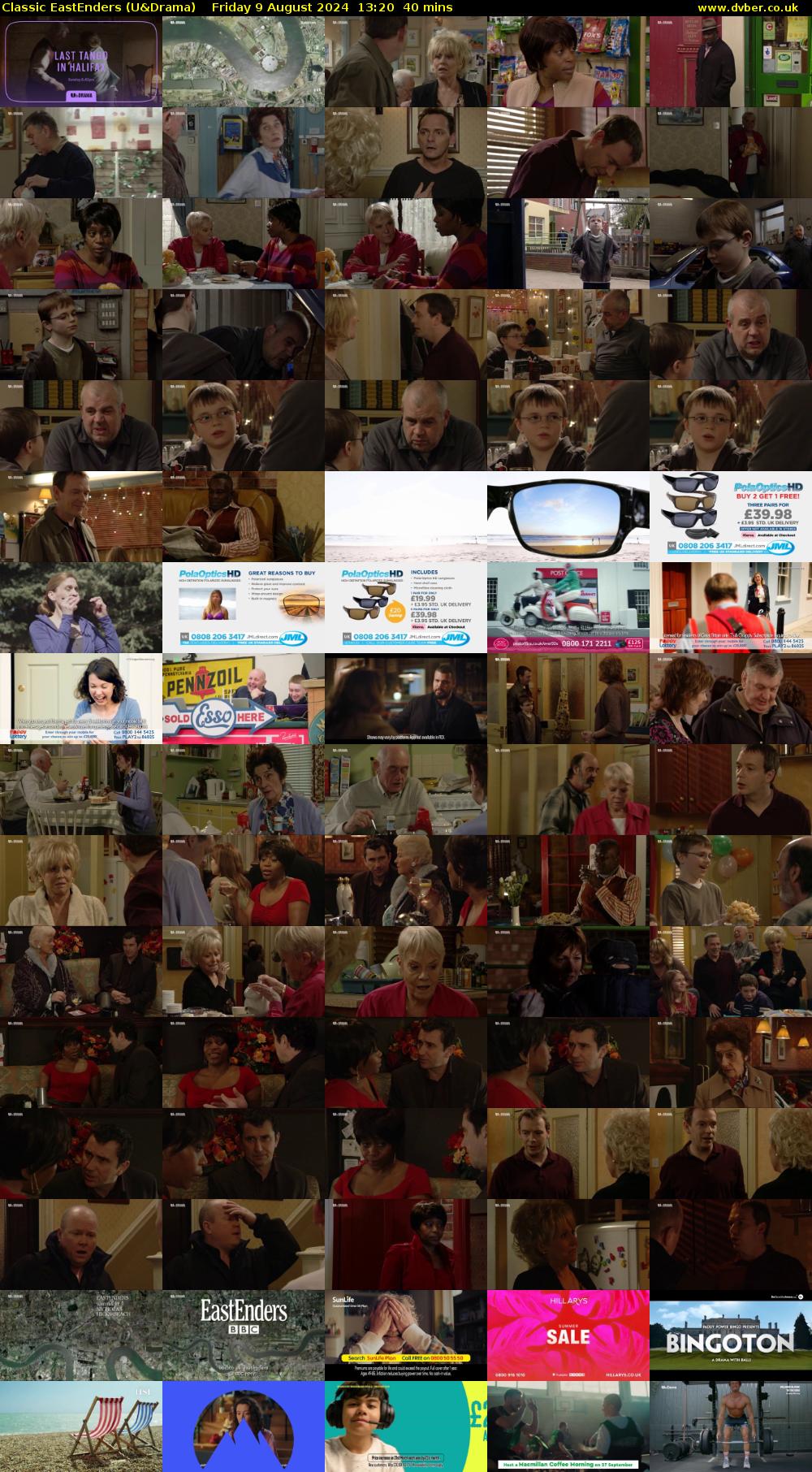 Classic EastEnders (U&Drama) Friday 9 August 2024 13:20 - 14:00