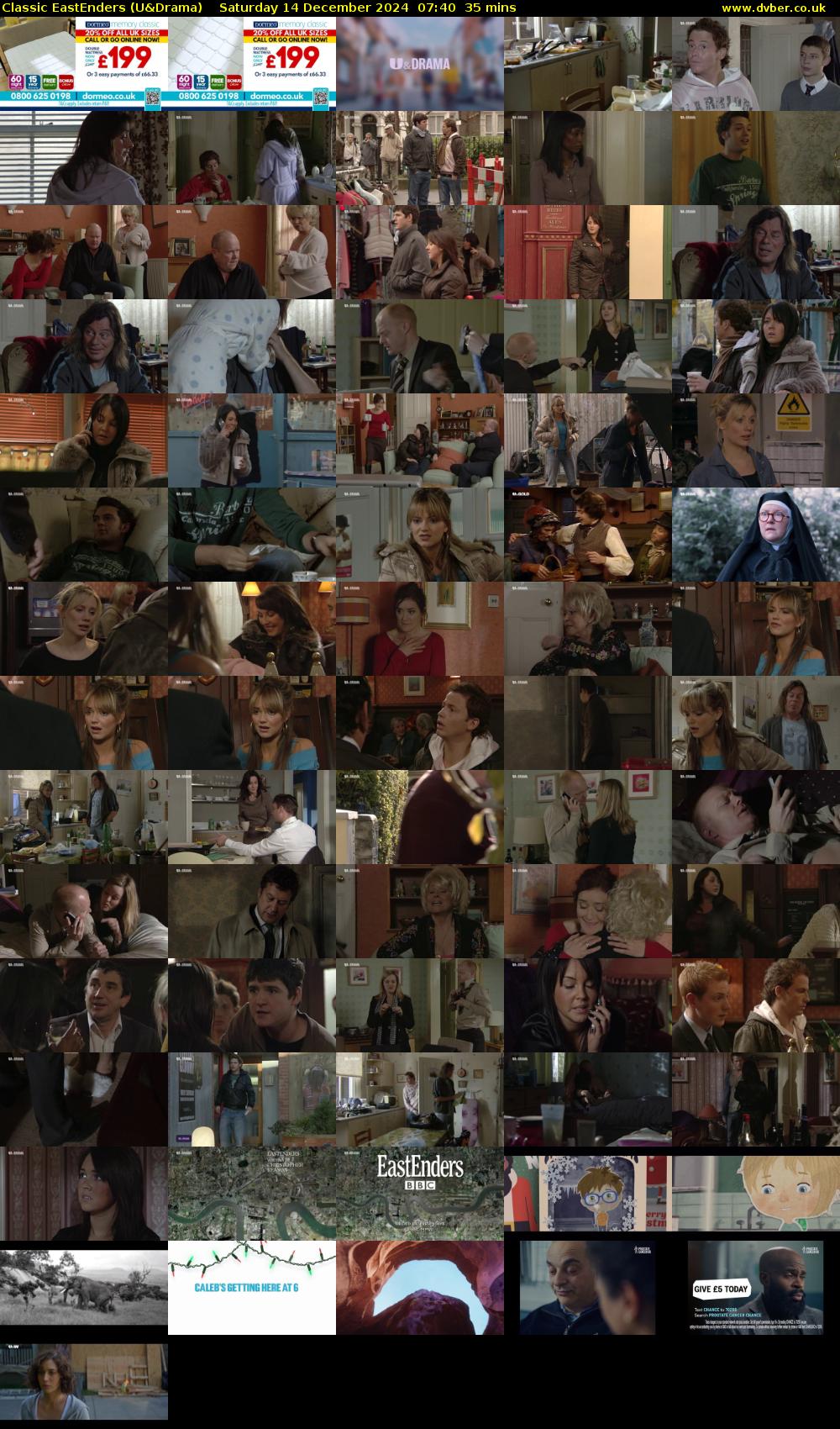 Classic EastEnders (U&Drama) Saturday 14 December 2024 07:40 - 08:15