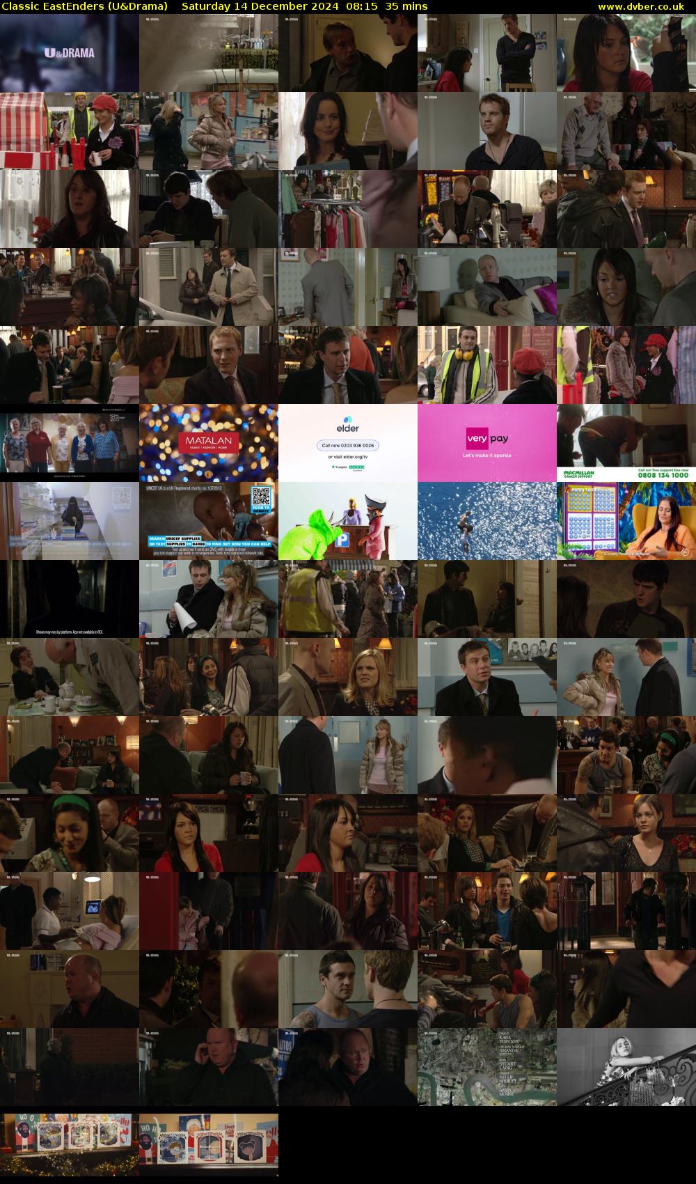 Classic EastEnders (U&Drama) Saturday 14 December 2024 08:15 - 08:50
