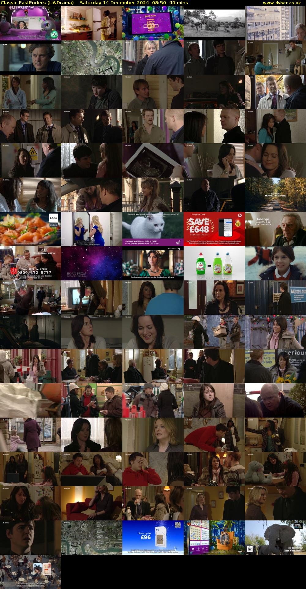 Classic EastEnders (U&Drama) Saturday 14 December 2024 08:50 - 09:30