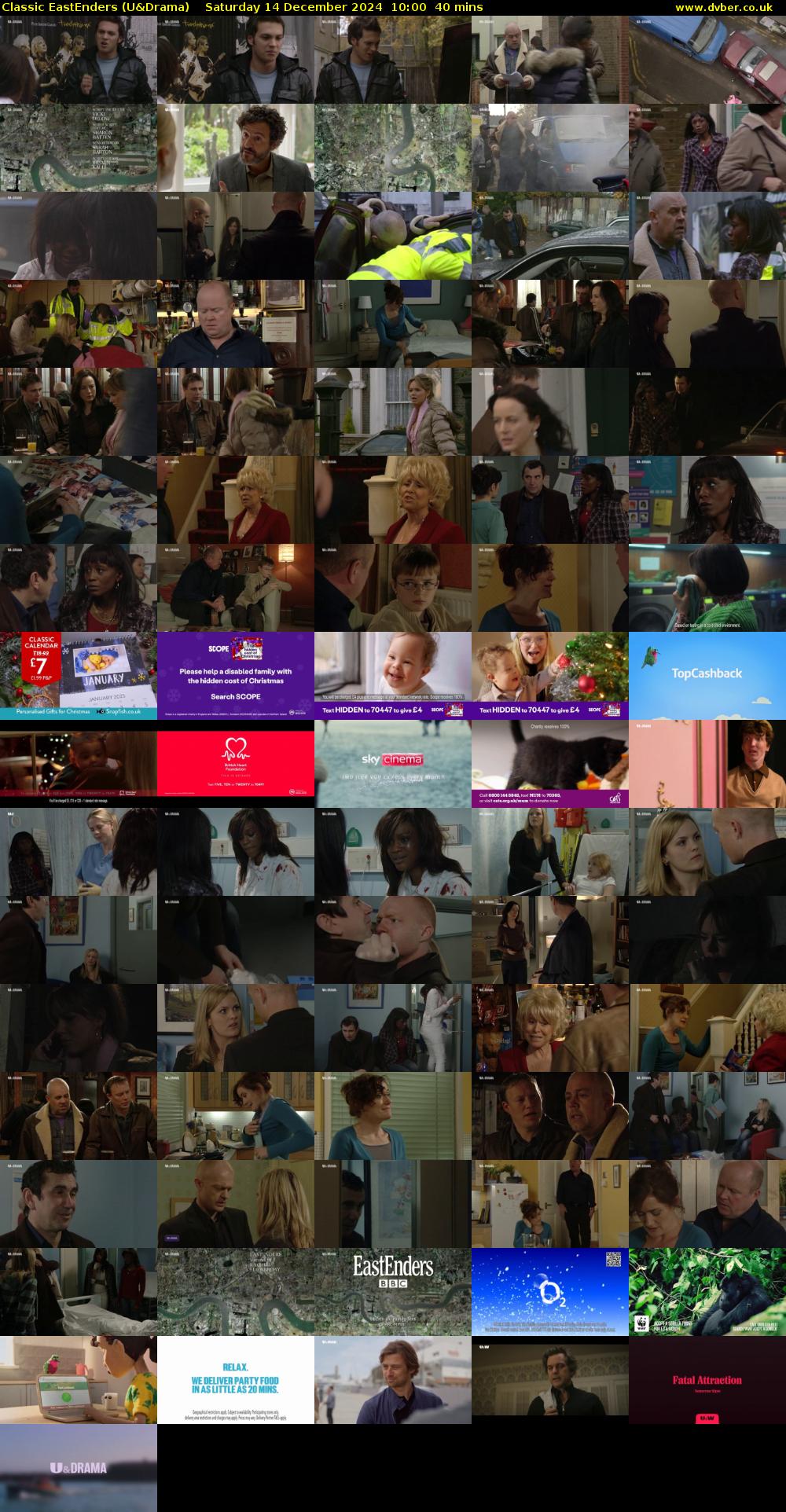 Classic EastEnders (U&Drama) Saturday 14 December 2024 10:00 - 10:40