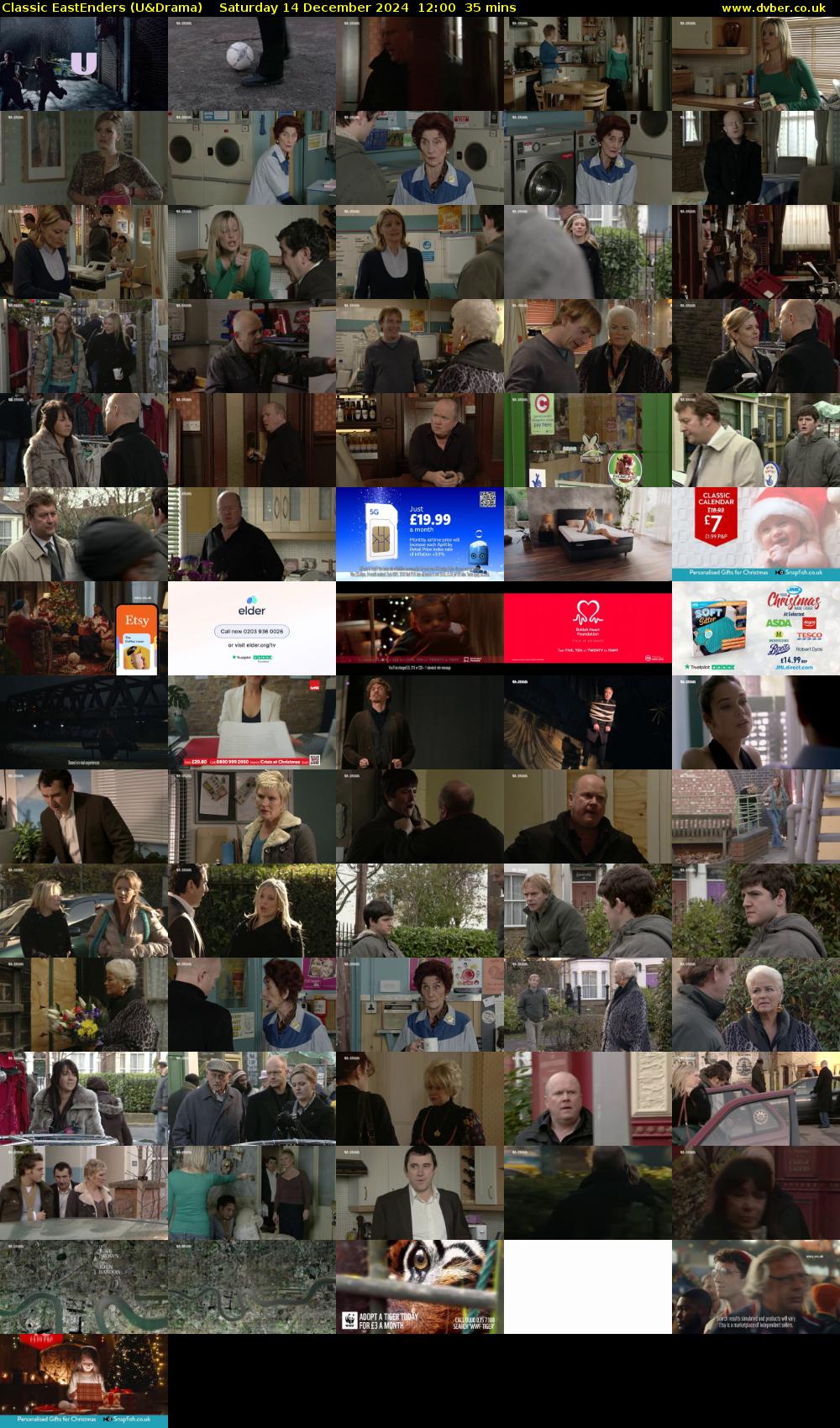 Classic EastEnders (U&Drama) Saturday 14 December 2024 12:00 - 12:35