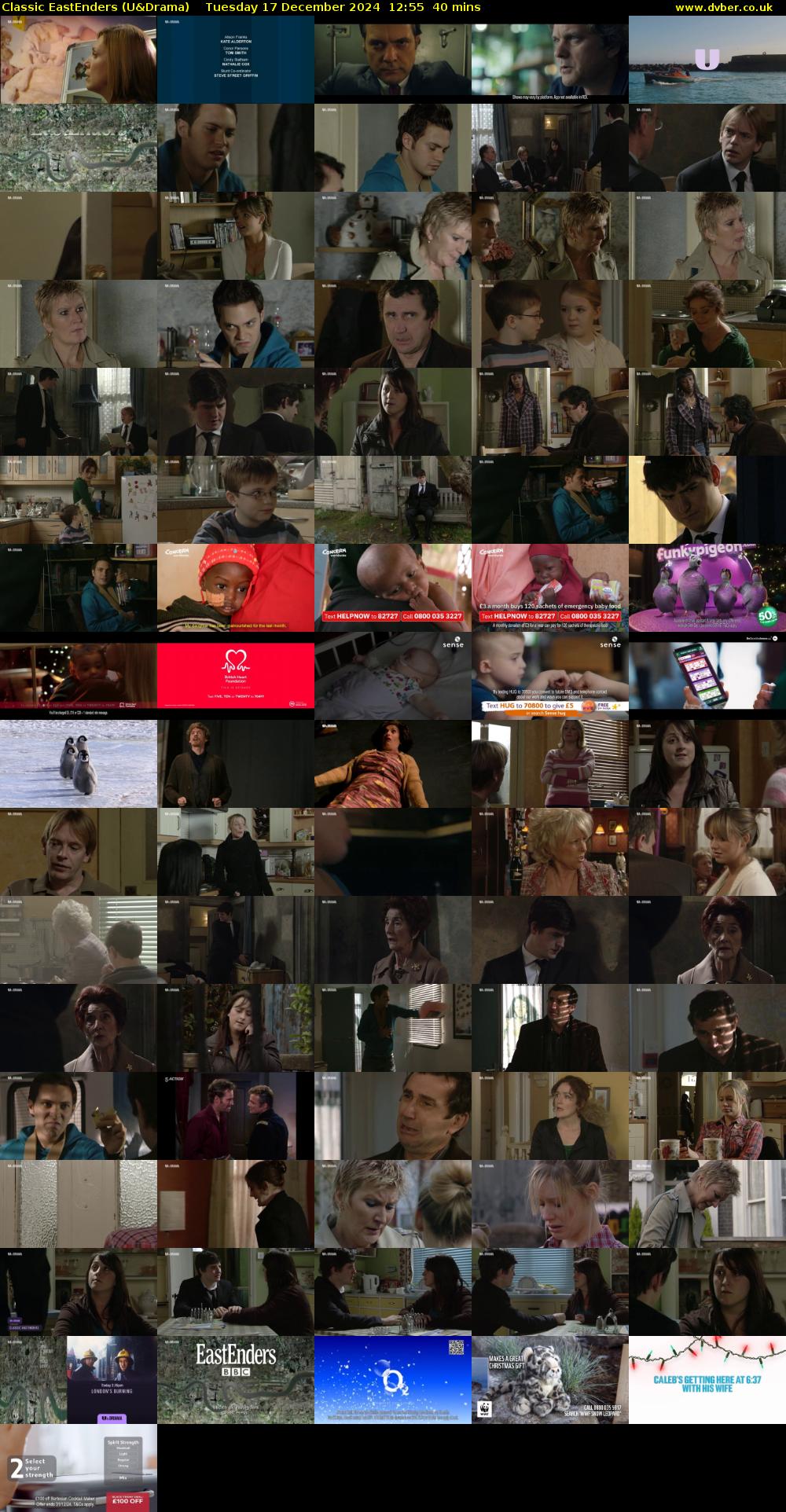 Classic EastEnders (U&Drama) Tuesday 17 December 2024 12:55 - 13:35