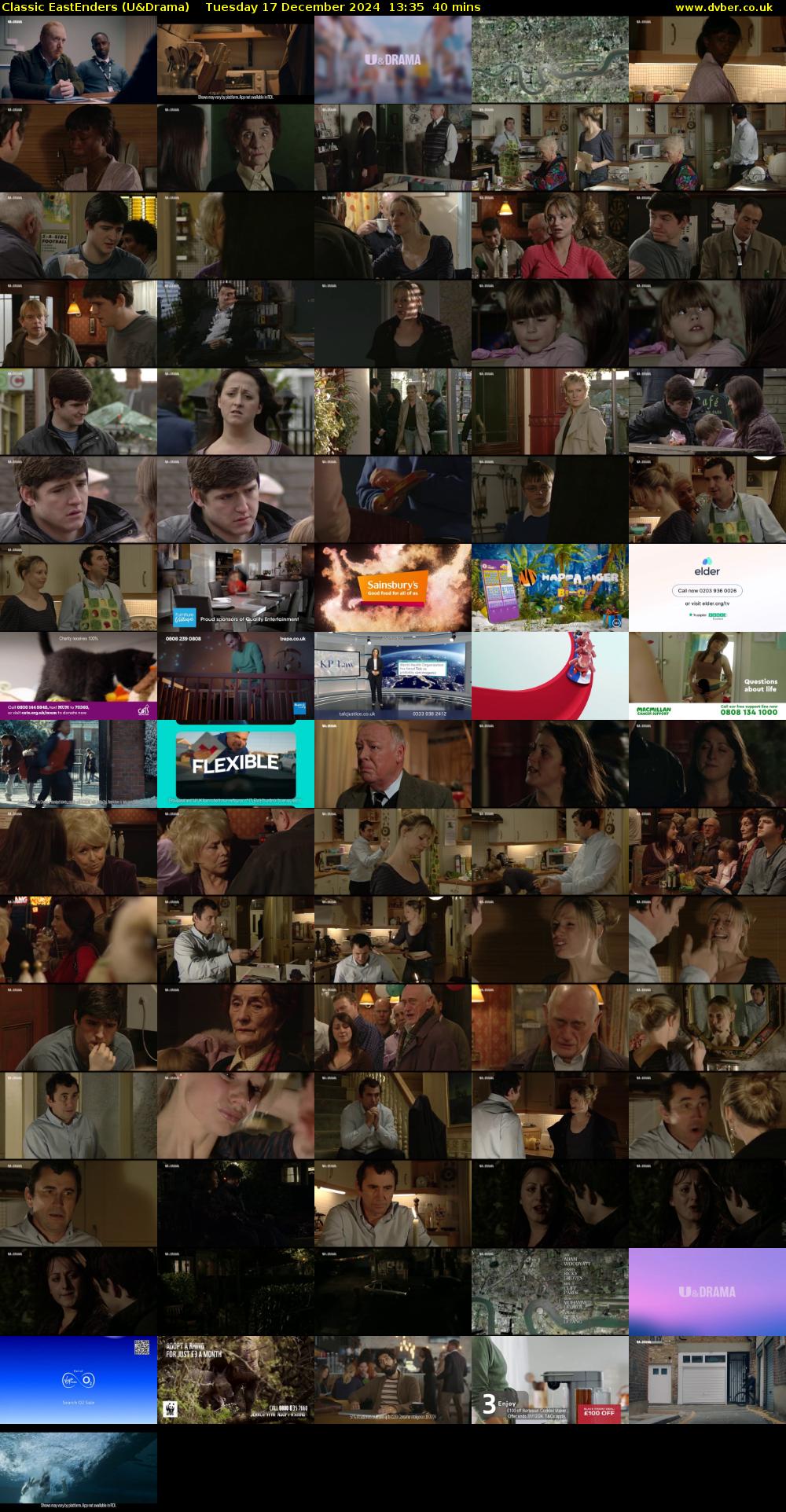 Classic EastEnders (U&Drama) Tuesday 17 December 2024 13:35 - 14:15