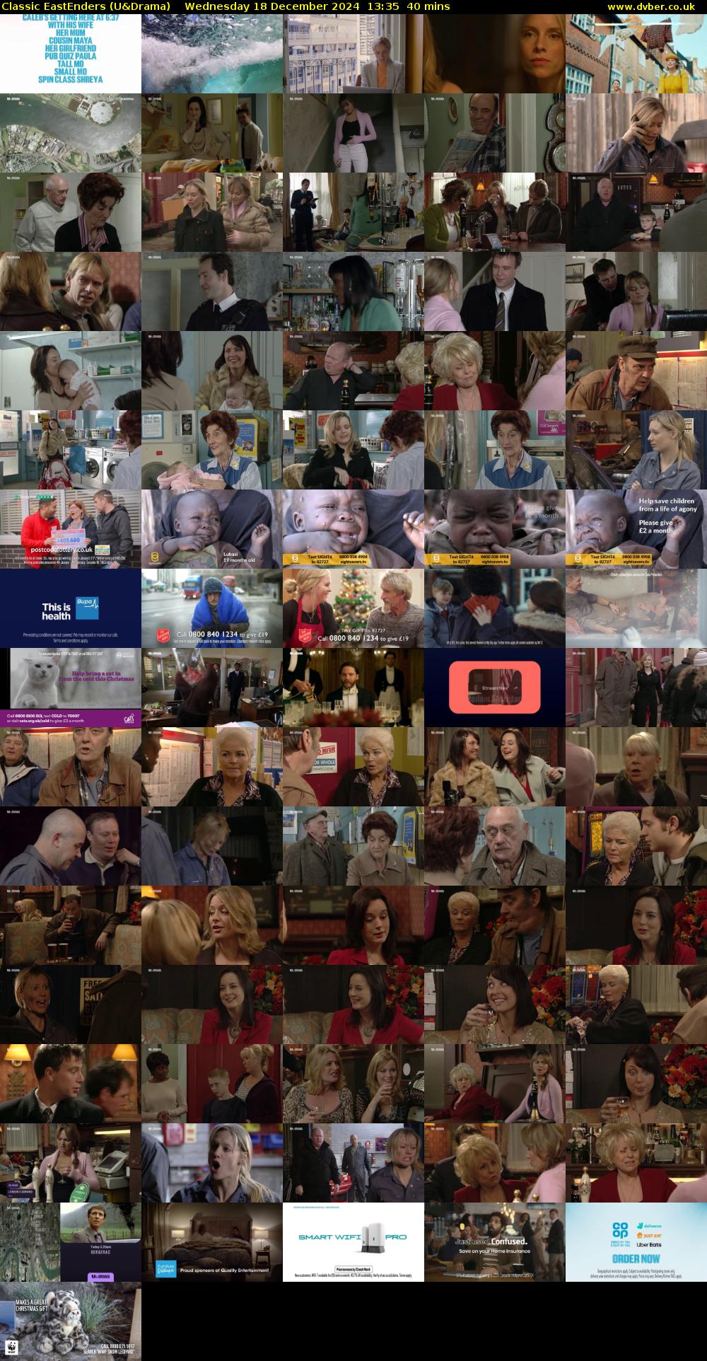 Classic EastEnders (U&Drama) Wednesday 18 December 2024 13:35 - 14:15