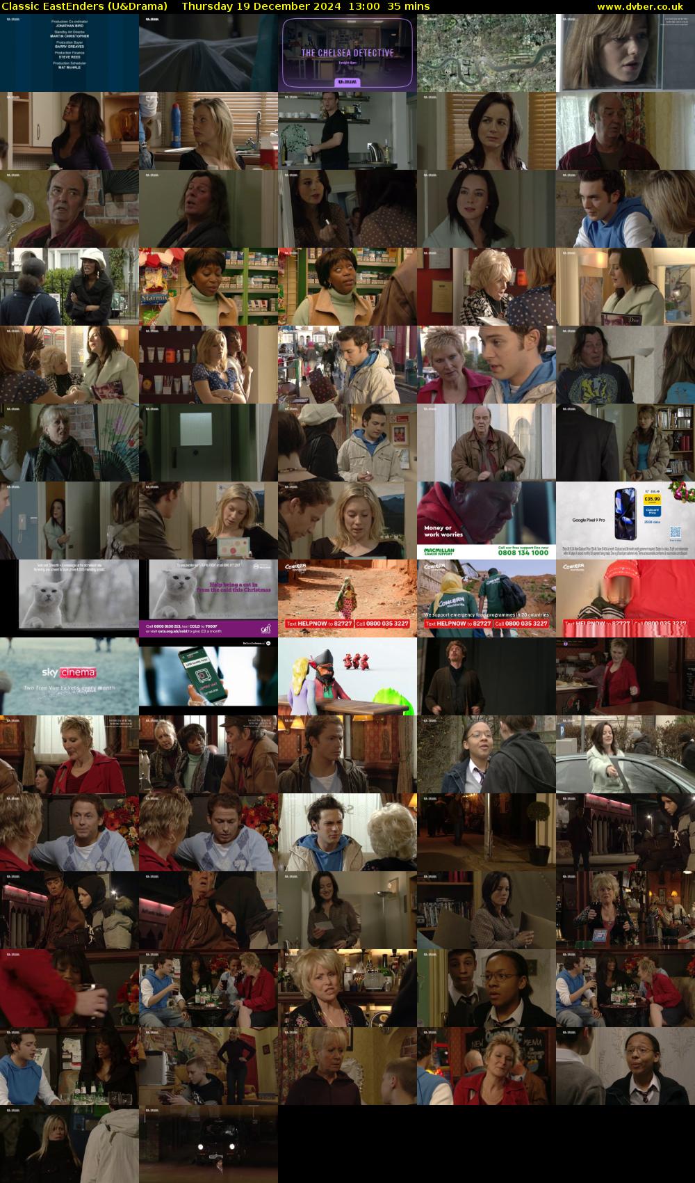 Classic EastEnders (U&Drama) Thursday 19 December 2024 13:00 - 13:35